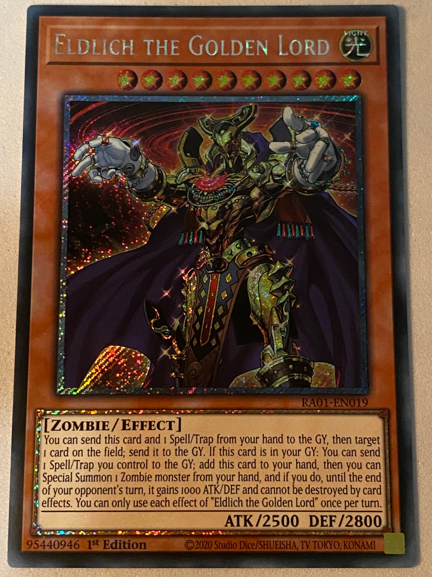 Eldlich The Golden Lord RA01-EN019