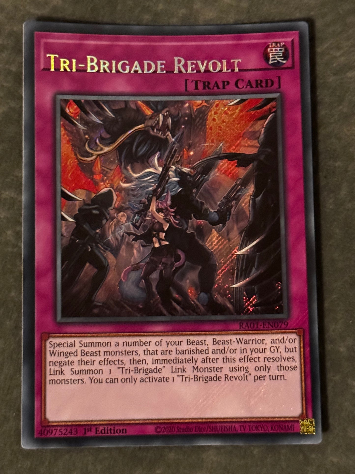 Tri-Brigade Revolt RA01-EN079 Misprint Name Shift