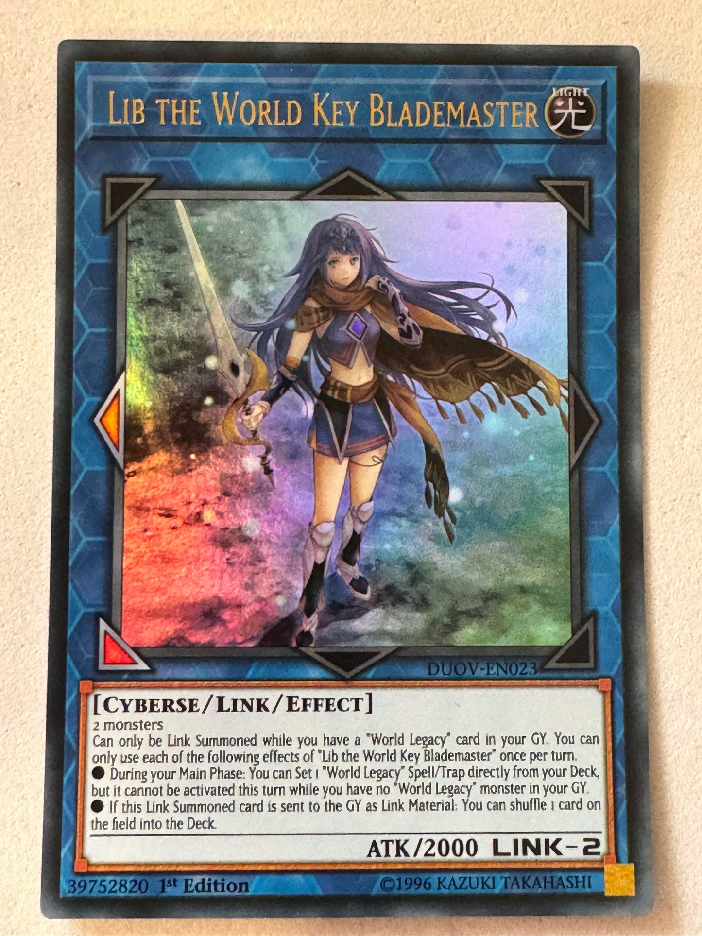 Lib The World Key Blademaster DUOV-EN023