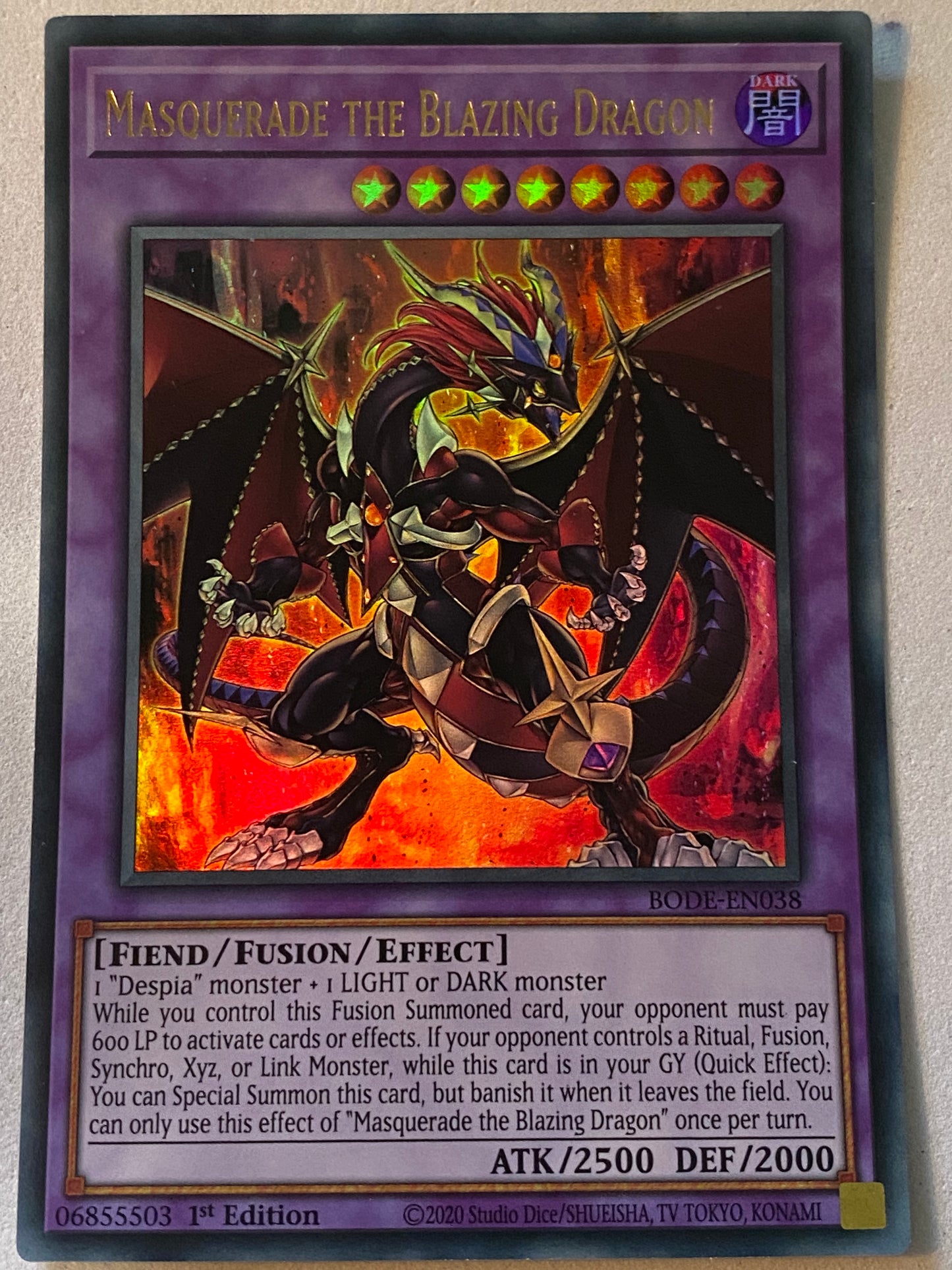 Masquerade The Blazing Dragon BODE-EN038