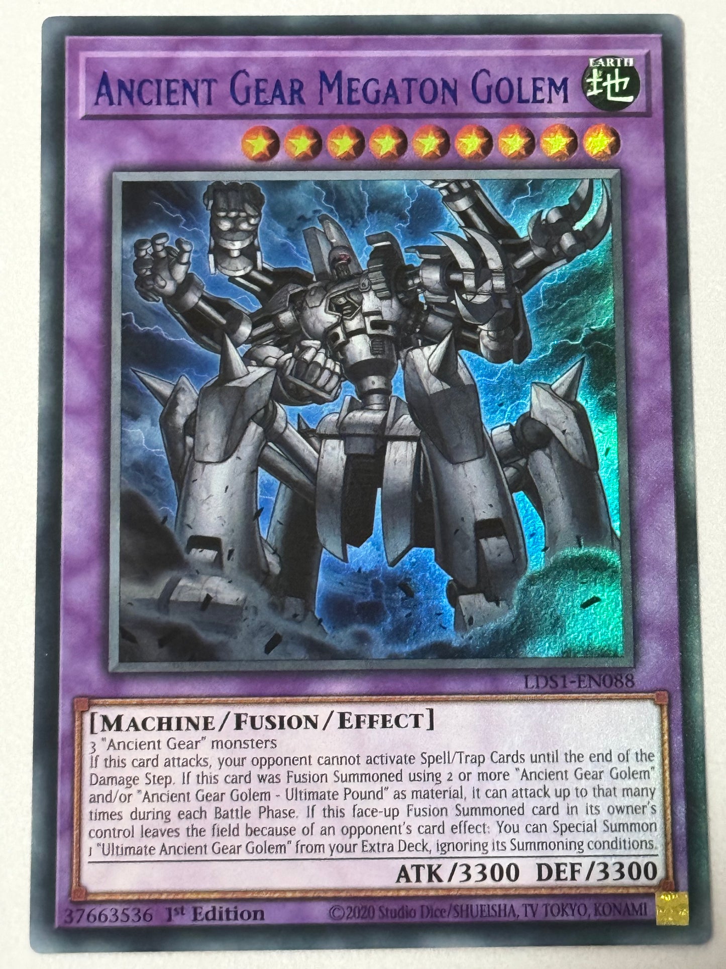 Ancient Gear Megaton Golem LDS1-EN088