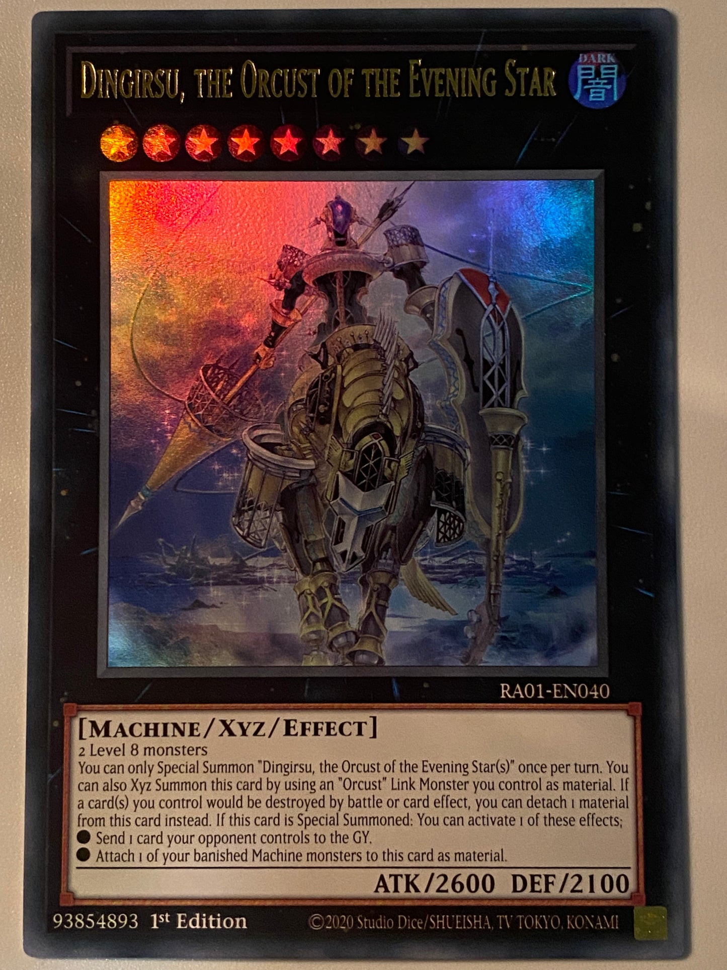 Dingirsu, The Orcust Of The Evening Star RA01-EN040