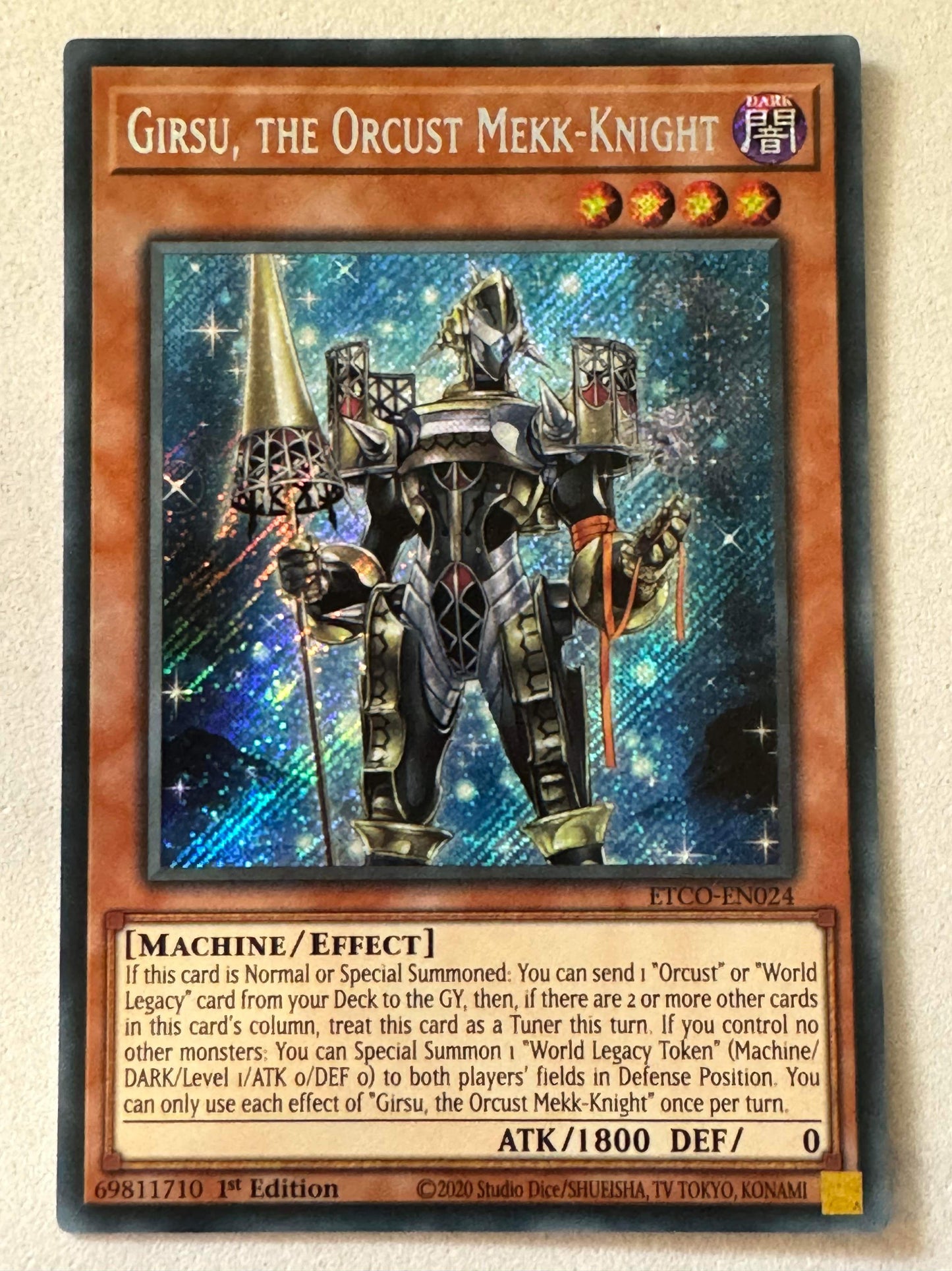 Girsu, The Orcust Mekk-Knight ETCO-EN024