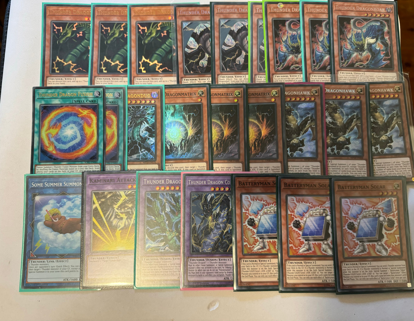 Thunder Dragon Deck Core High Rarity