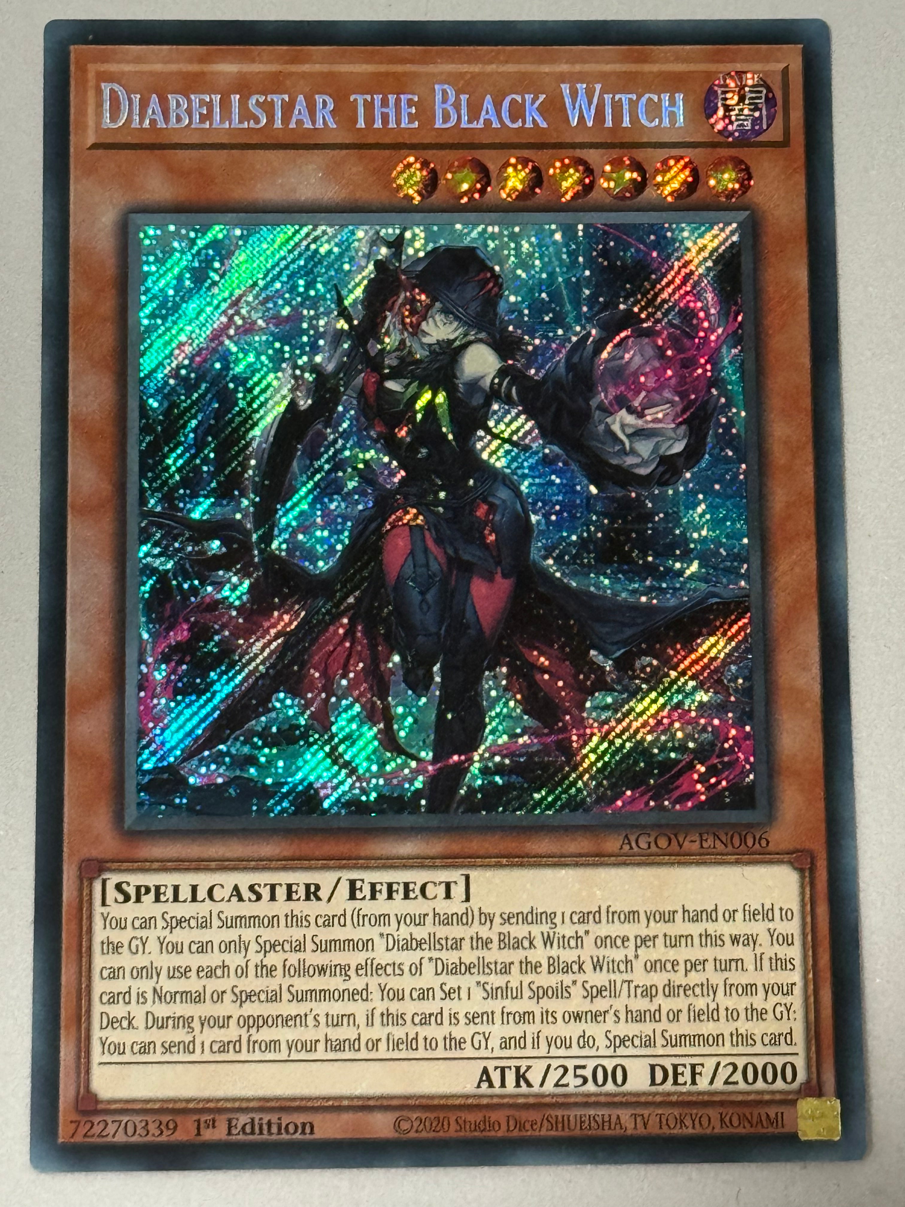 Diabellstar The Black Witch AGOV-EN006 – Genesis TCG