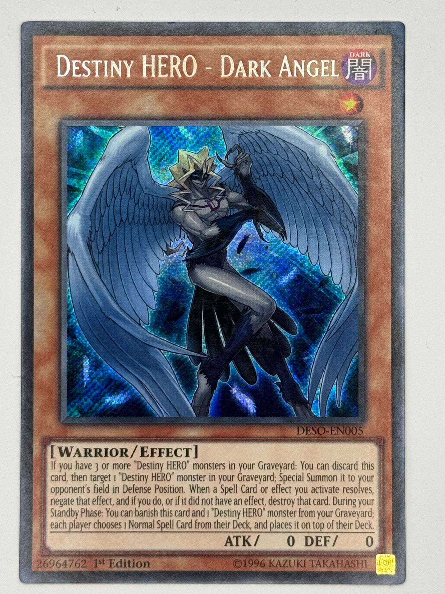 Destiny HERO - Dark Angel DESO-EN005
