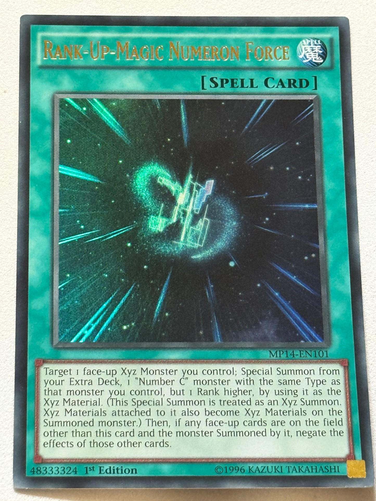 Rank-Up Magic Numeron Force MP14-EN101