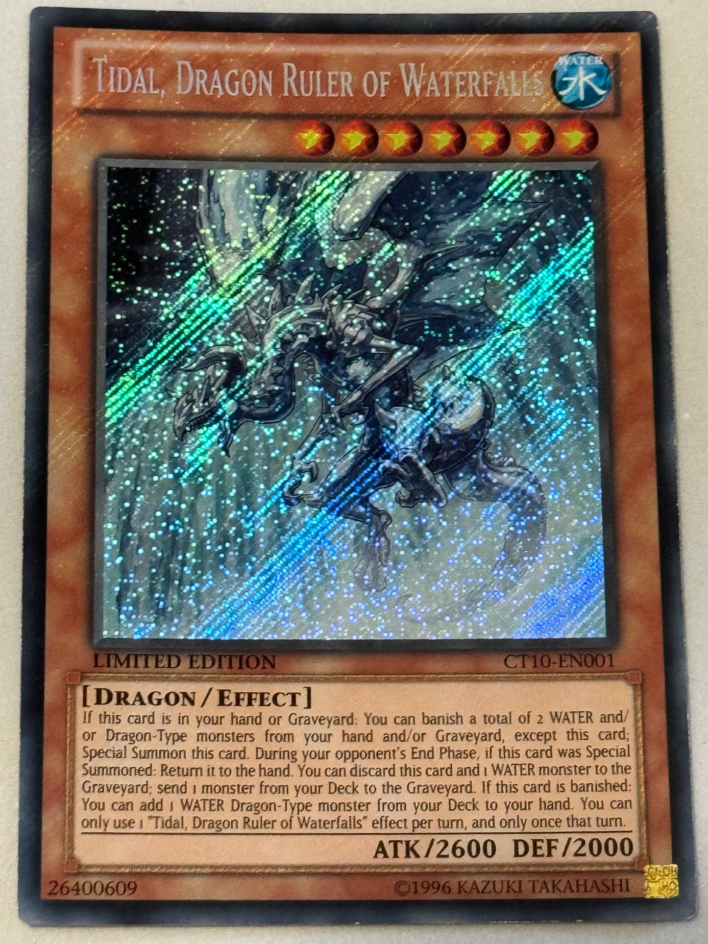Tidal, Dragon Ruler Of Waterfalls CT10-EN001