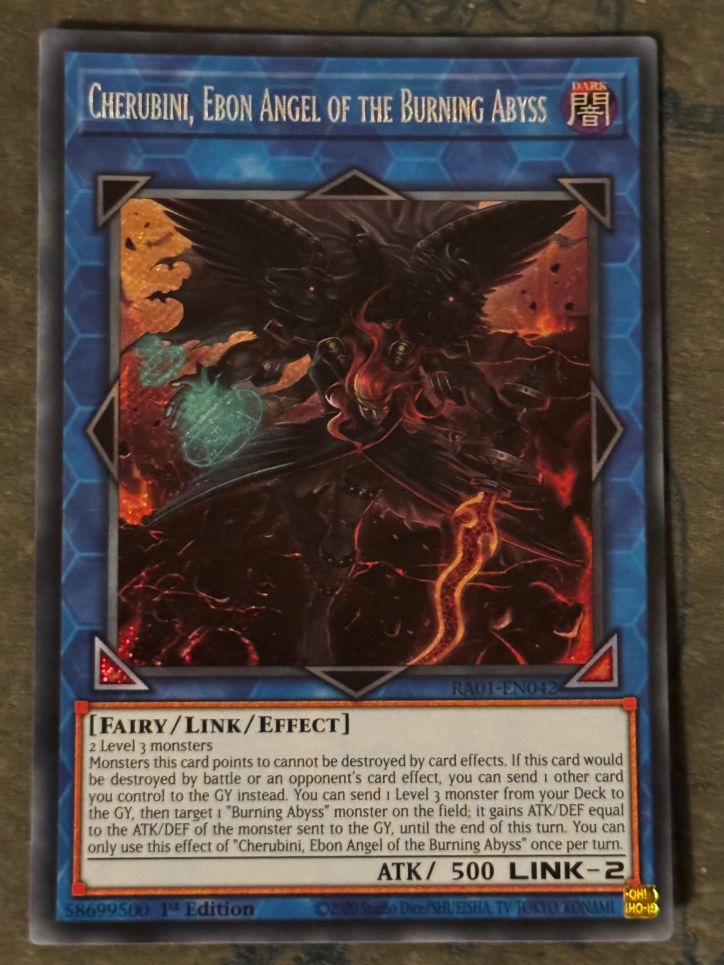 Cherubini, Ebon Angel Of The Burning Abyss RA01-EN042