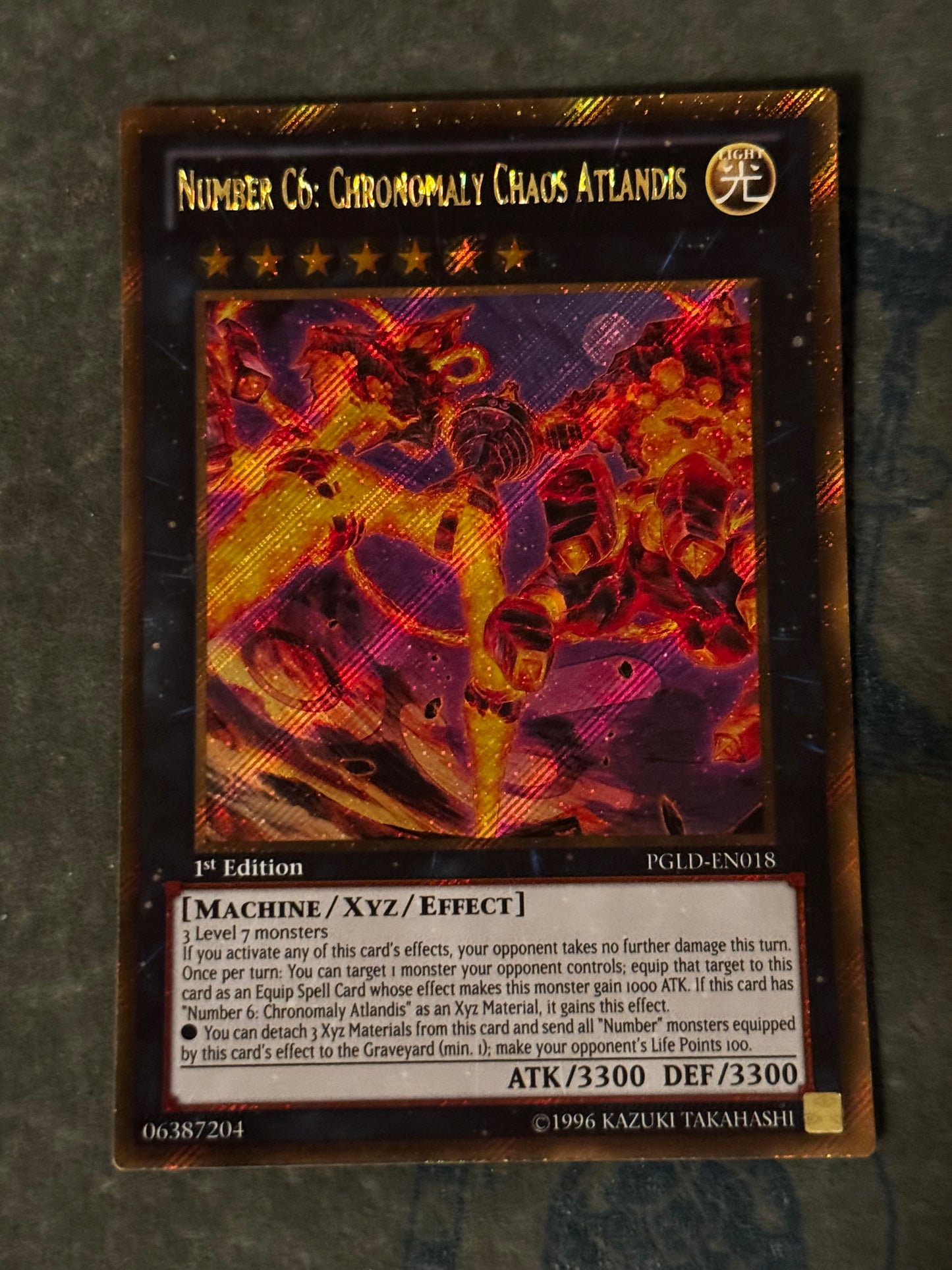 Number C6: Chronomaly Chaos Atlandis PGLD-EN018