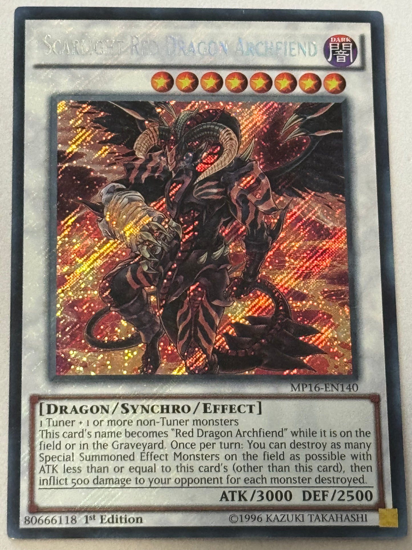Scarlight Red Dragon Archfiend MP16-EN140
