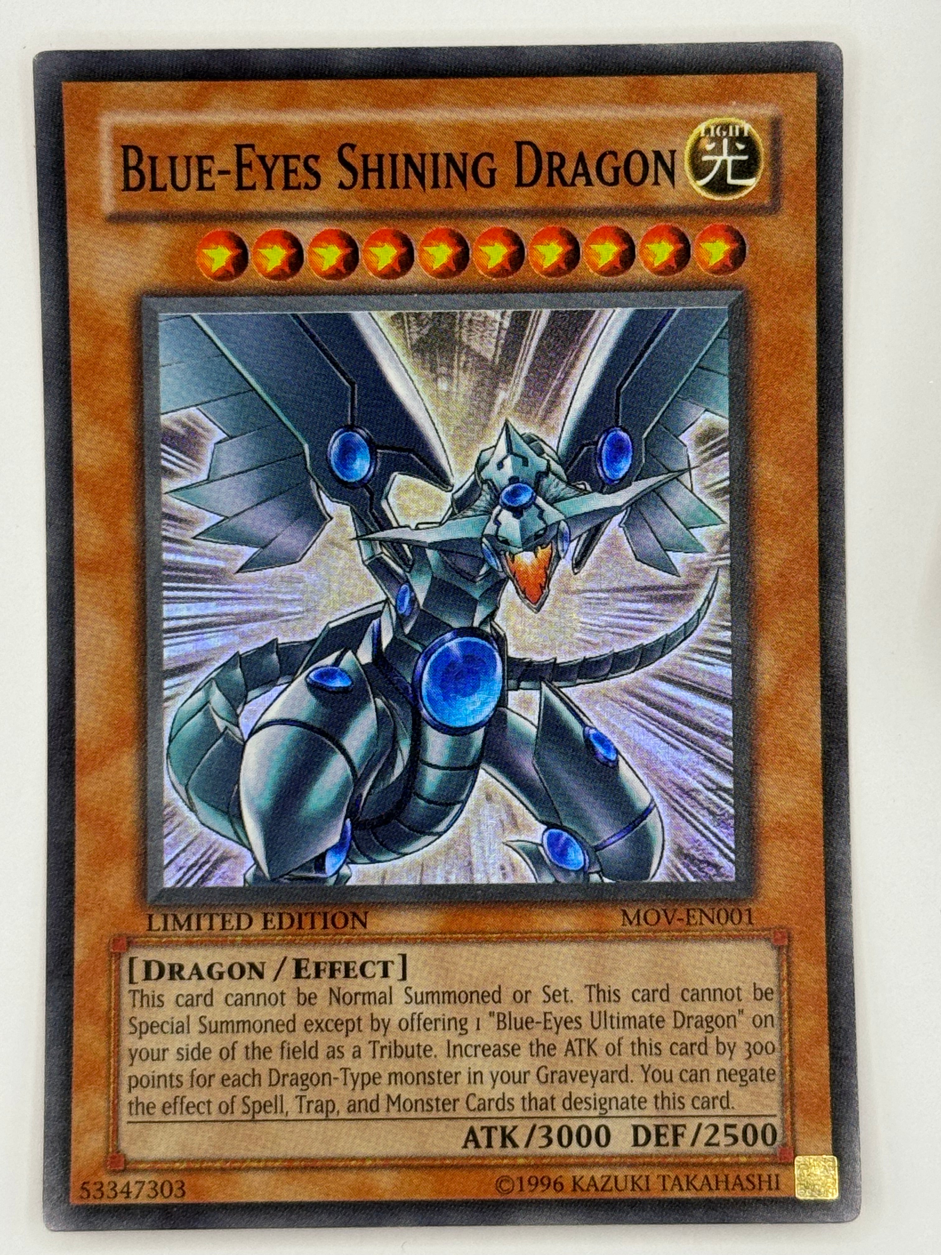 yugioh blue eyes shining dragon card Blue-Eyes Shining Dragon MOV-EN001 – Genesis TCG