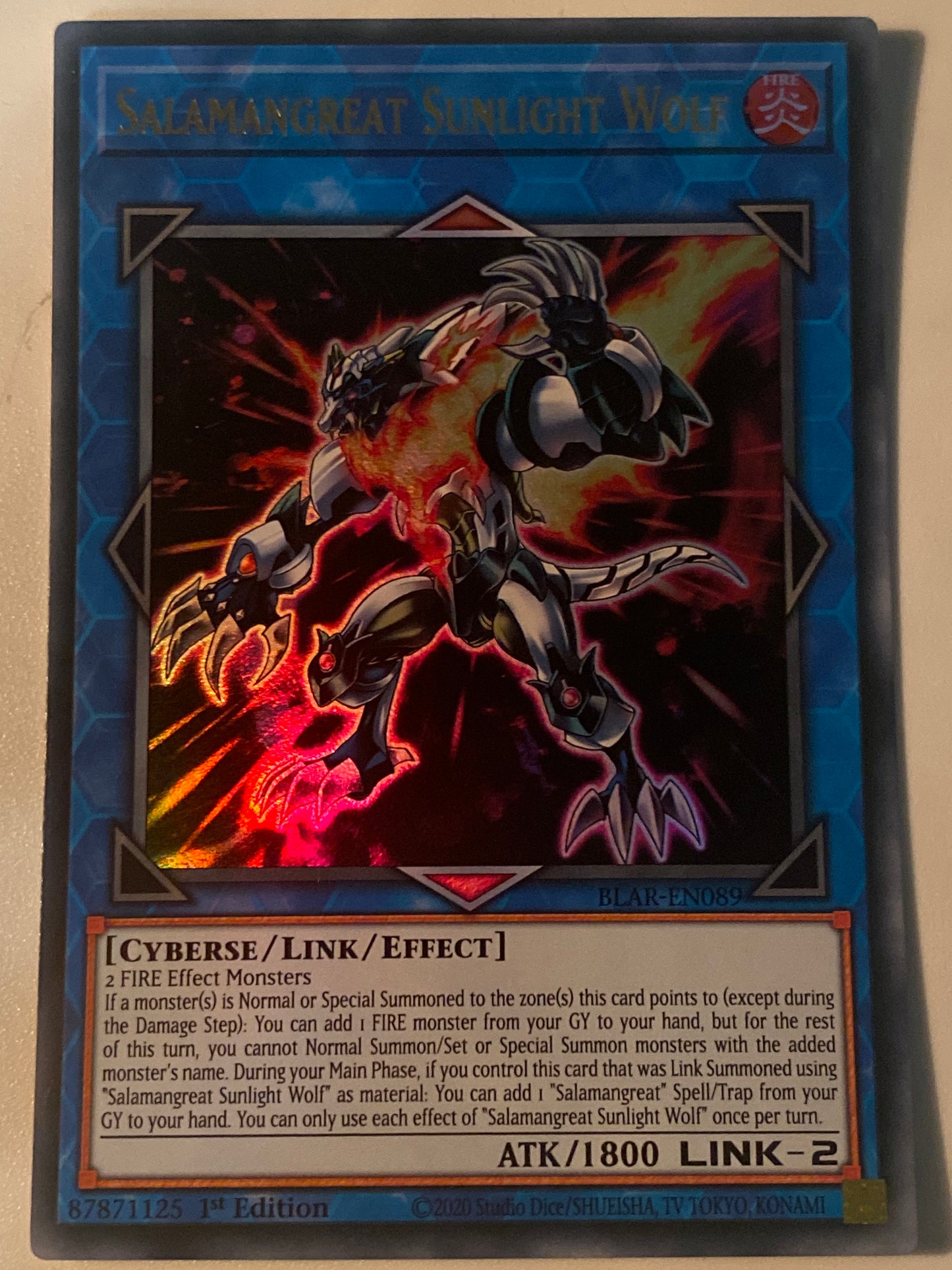 Salamangreat Sunlight Wolf BLAR-EN089