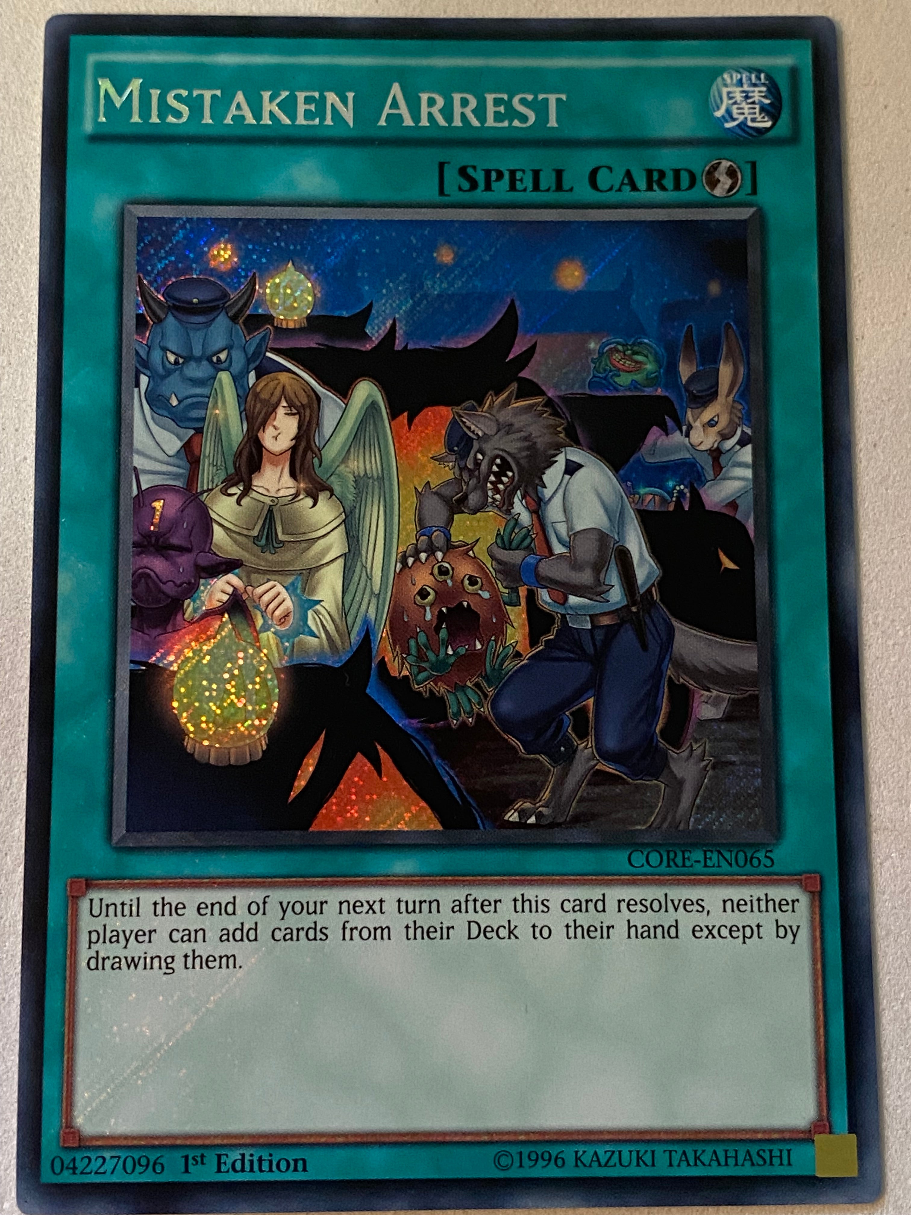 yugioh card mistake Mistaken Arrest CORE-EN065 – Genesis TCG