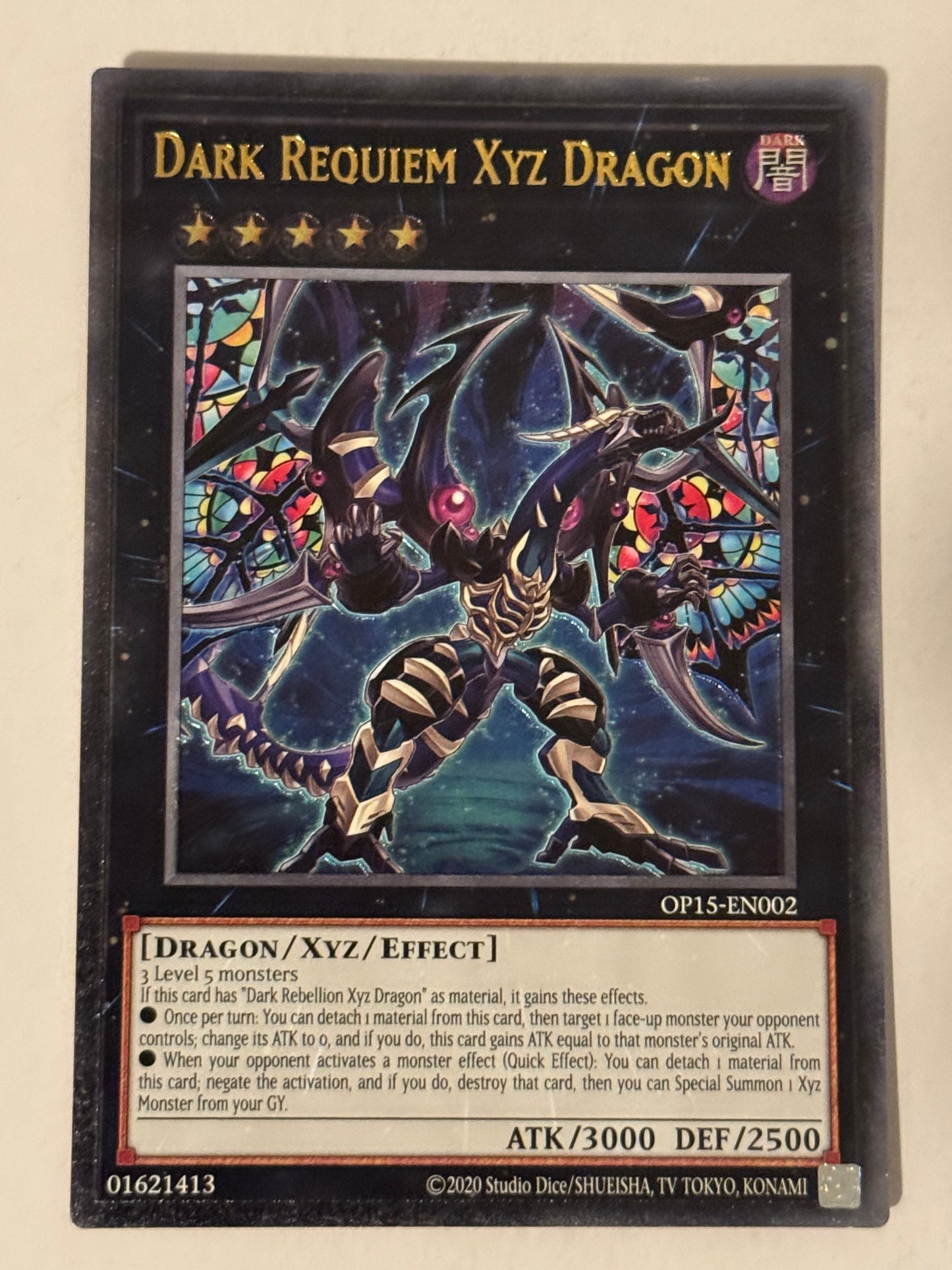 Dark Requiem XYZ Dragon OP15-EN002