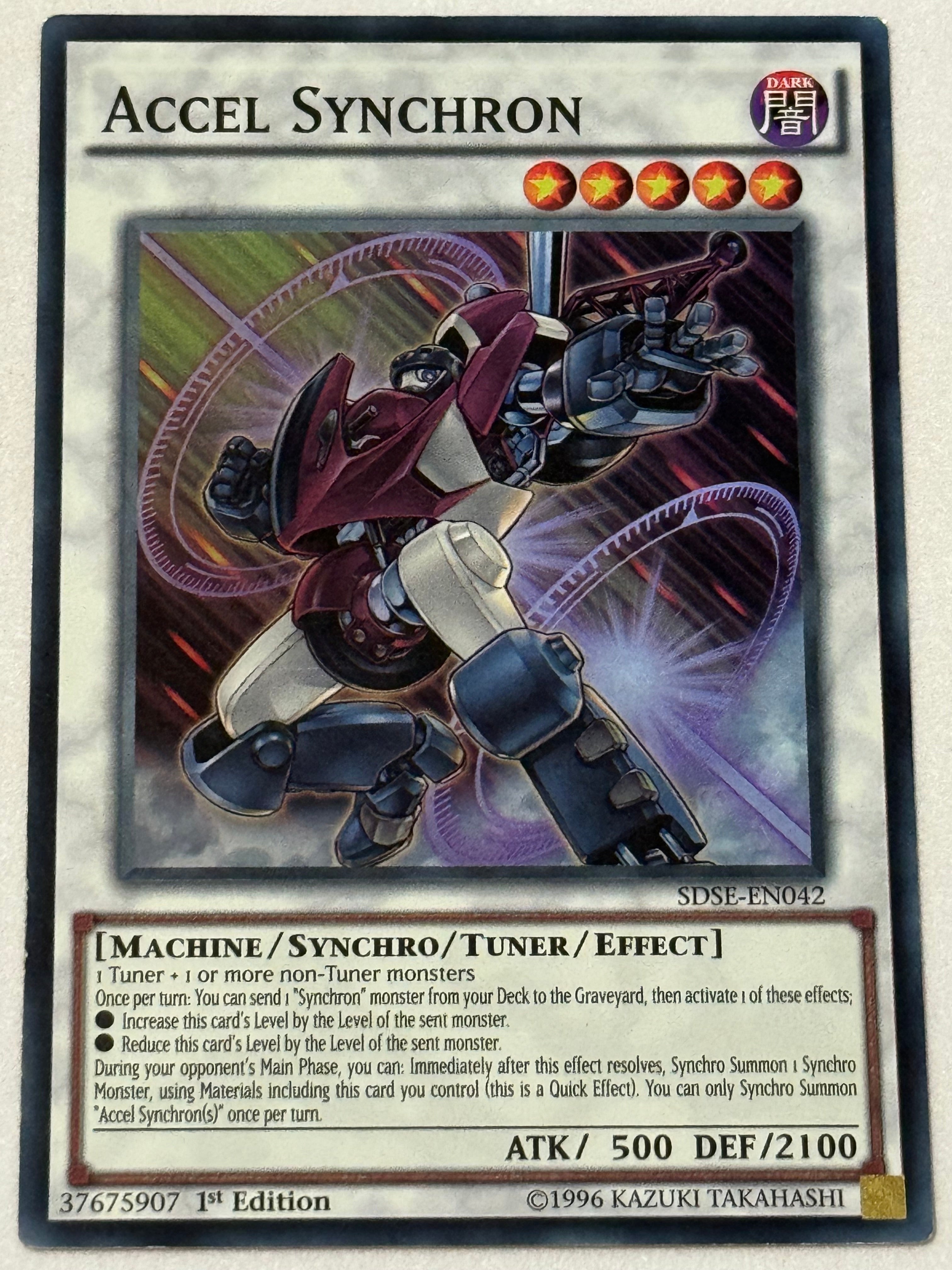 accel synchro monsters Accel Synchron SDSE-EN042 – Genesis TCG