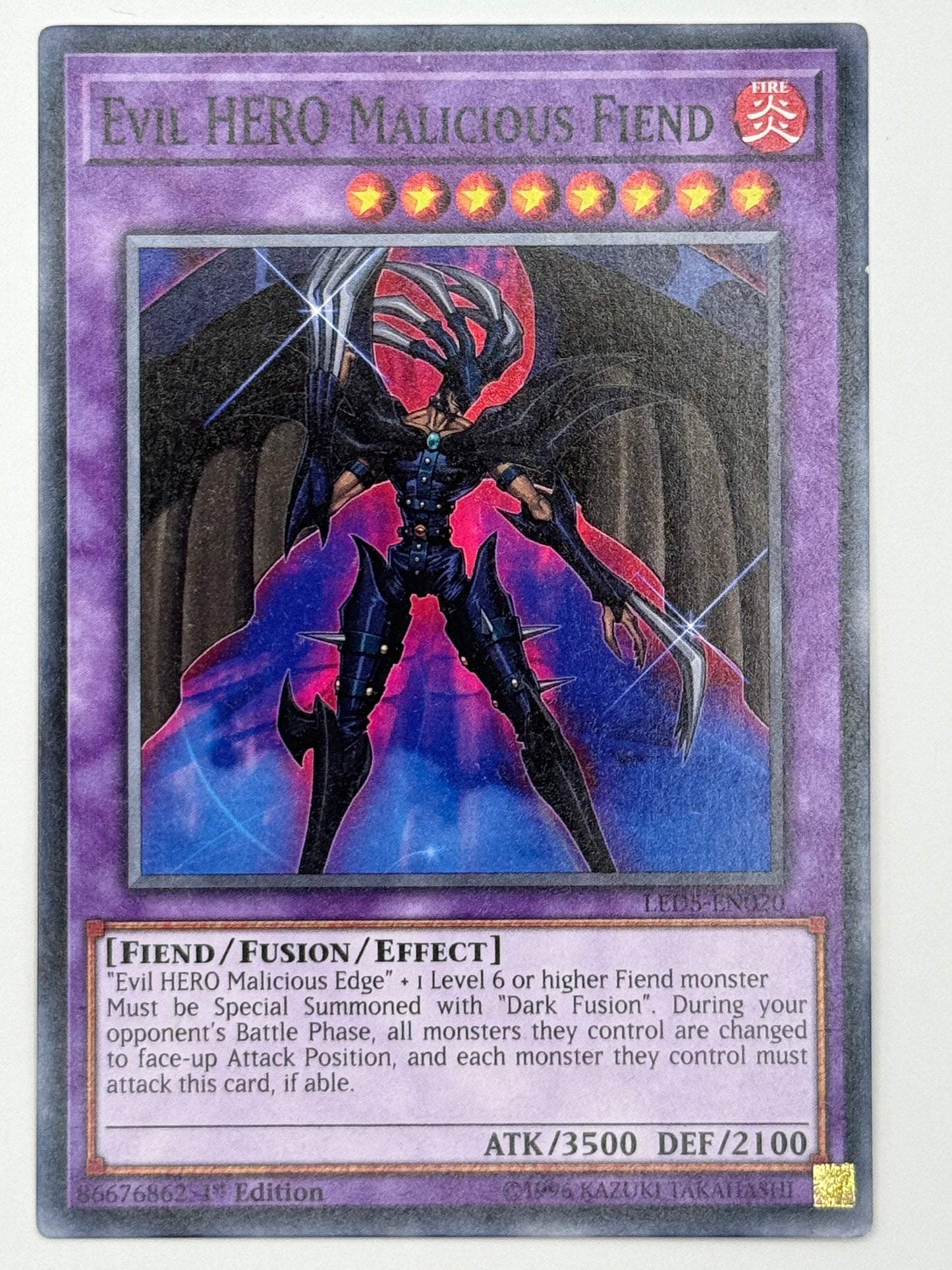 Evil HERO Malicious Fiend LED5-EN020