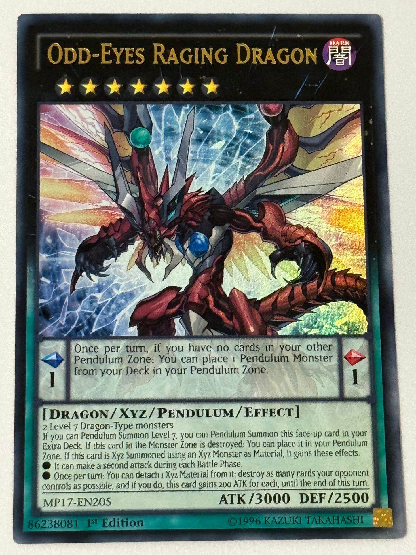 Odd-Eyes Raging Dragon MP17-EN205