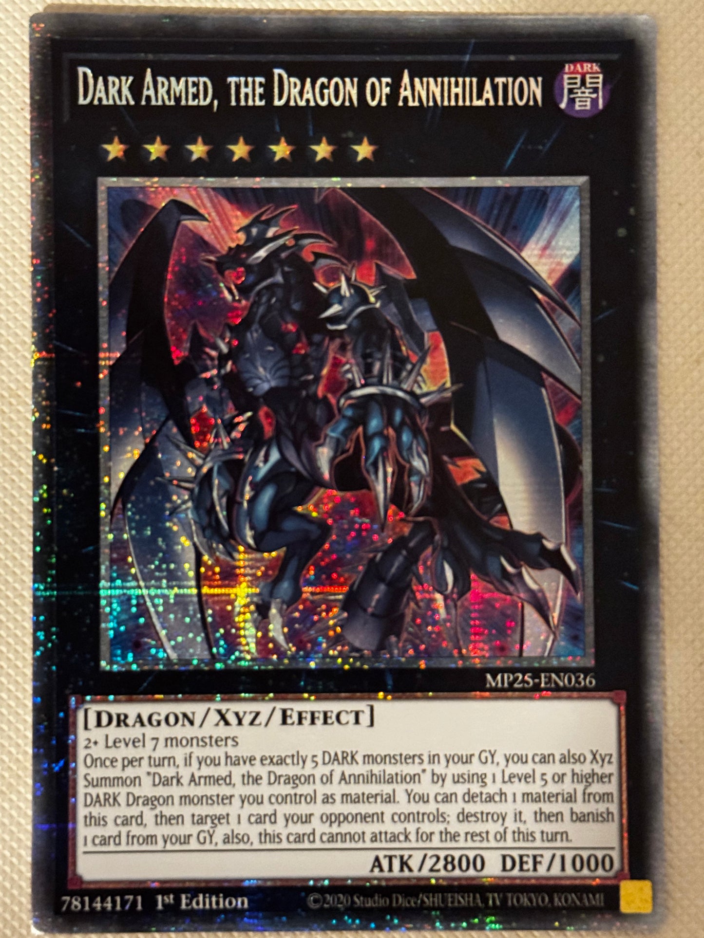 Dark Armed, The Dragon Of Annihilation MP25-EN036