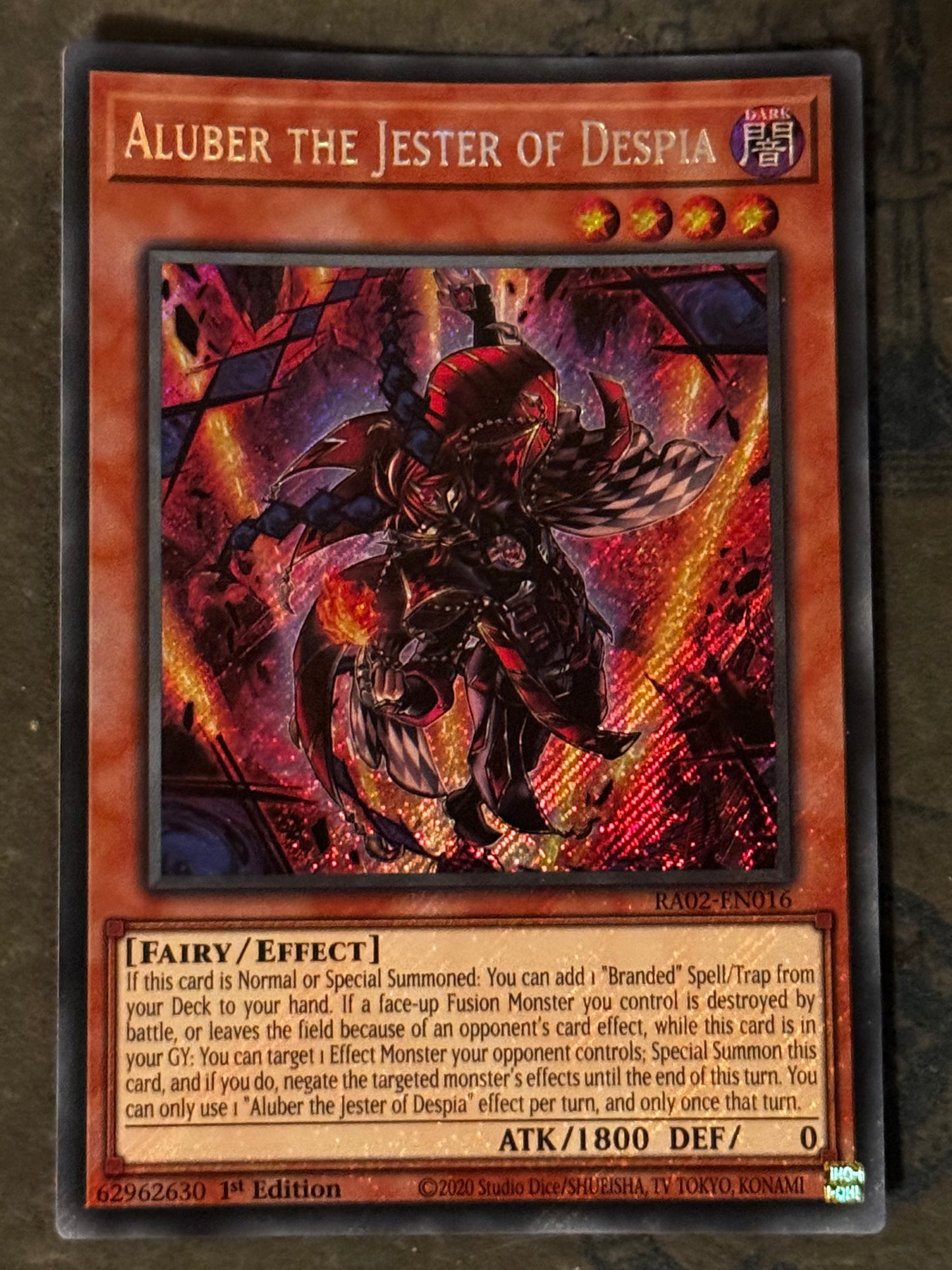 Aluber The Jester Of Despia RA02-EN016