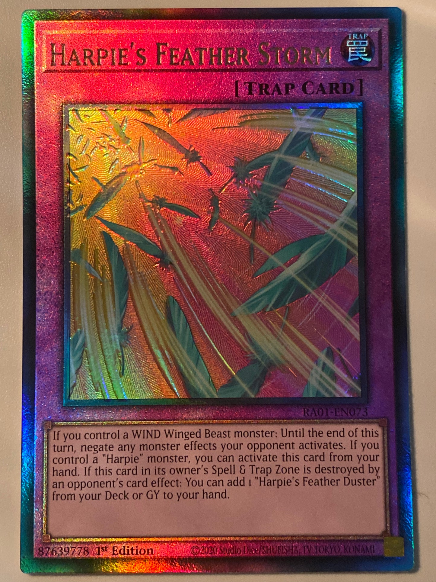 Harpie’s Feather Storm RA01-EN073