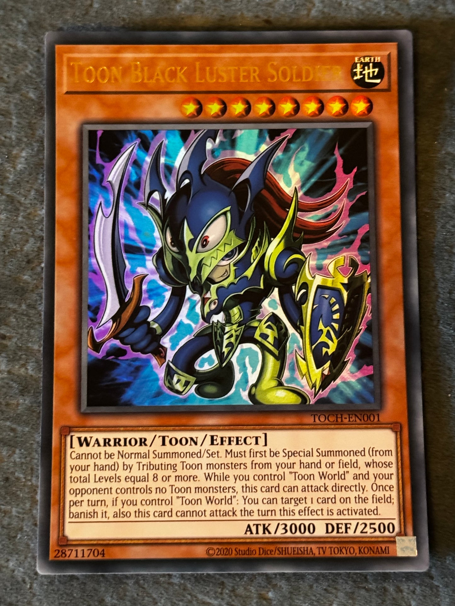 Toon Black Luster Soldier TOCH-EN001