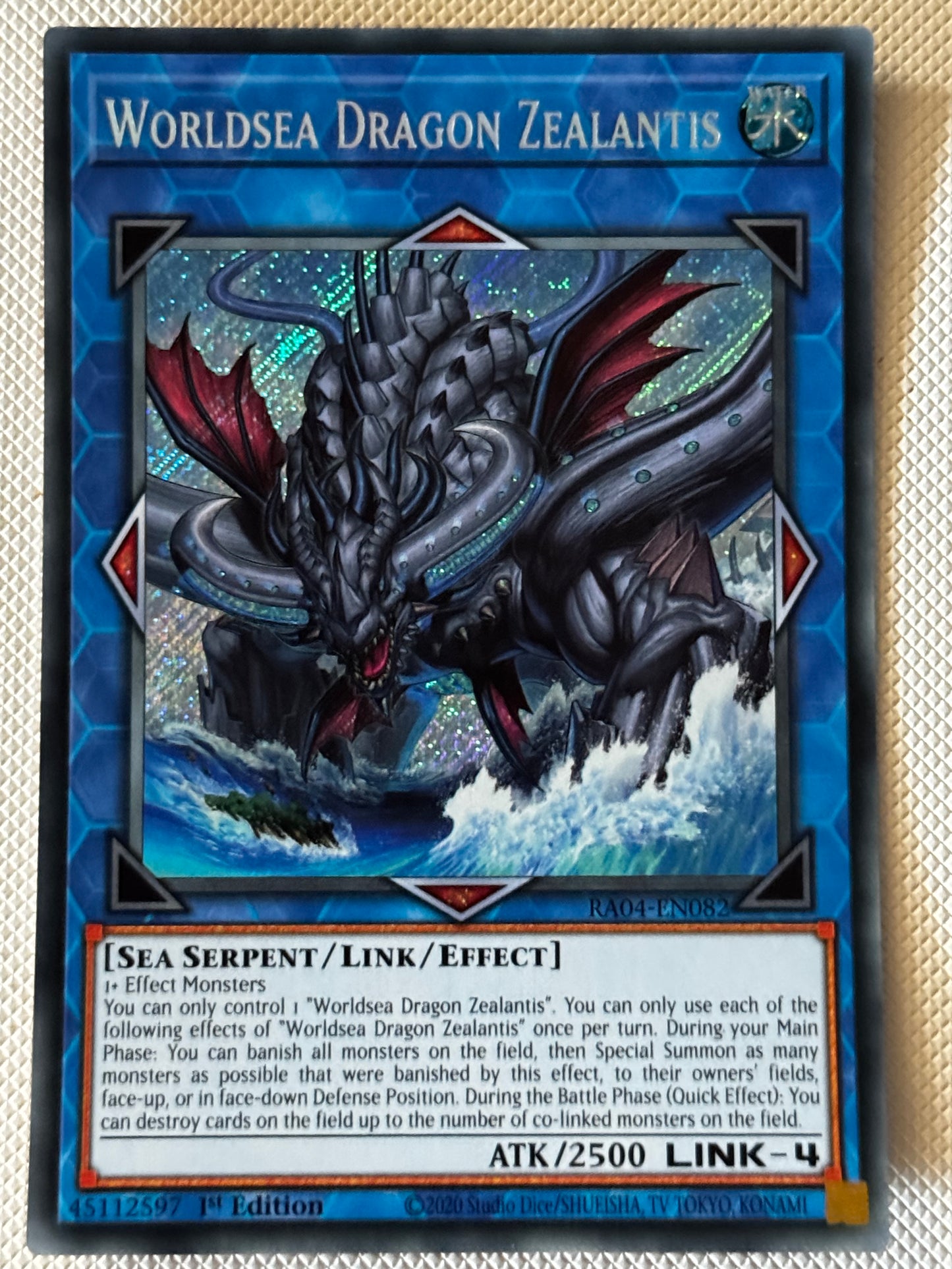 Worldsea Dragon Zealantis RA04-EN082
