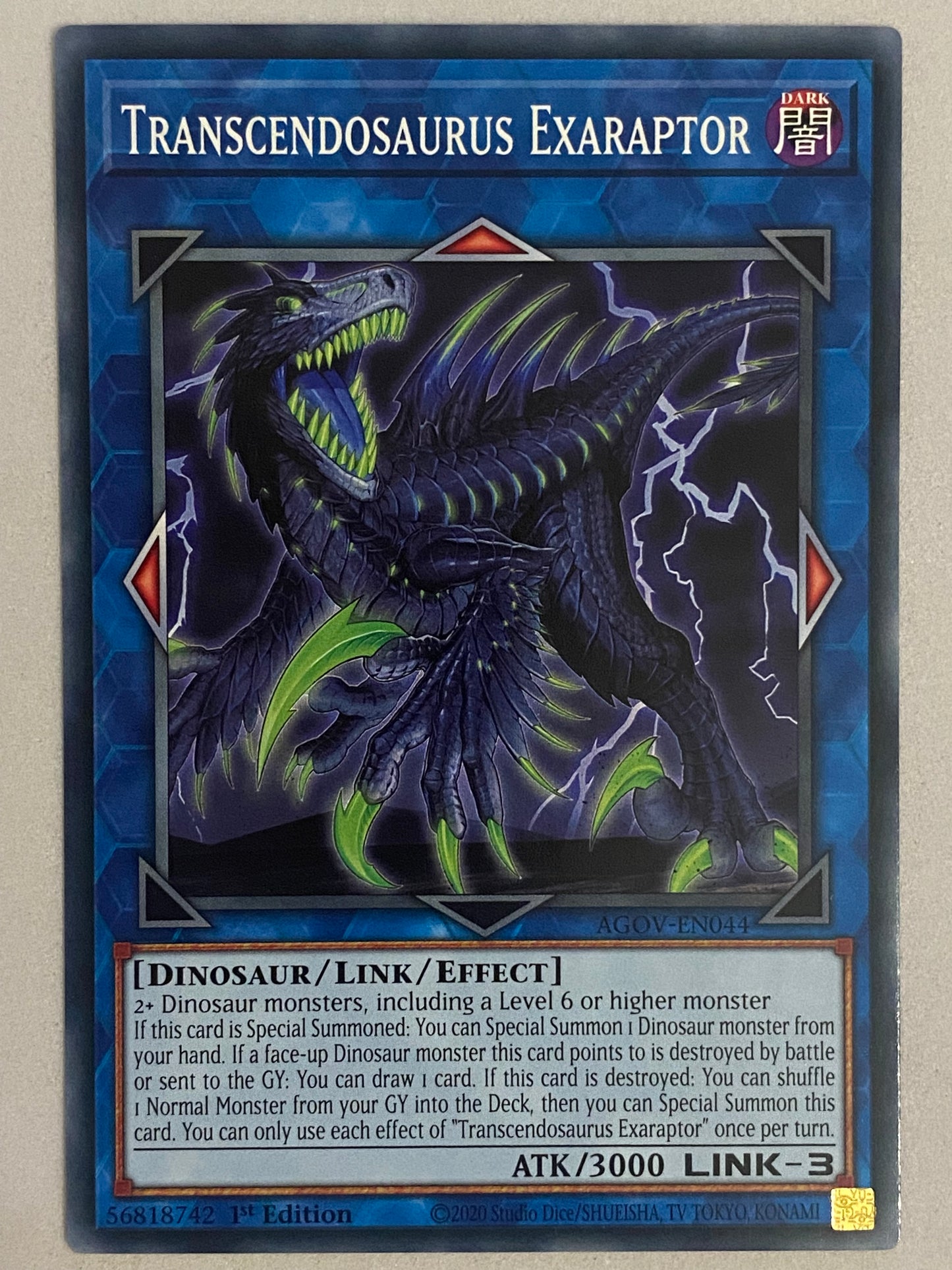 Transcendosaurus Exaraptor AGOV-EN044