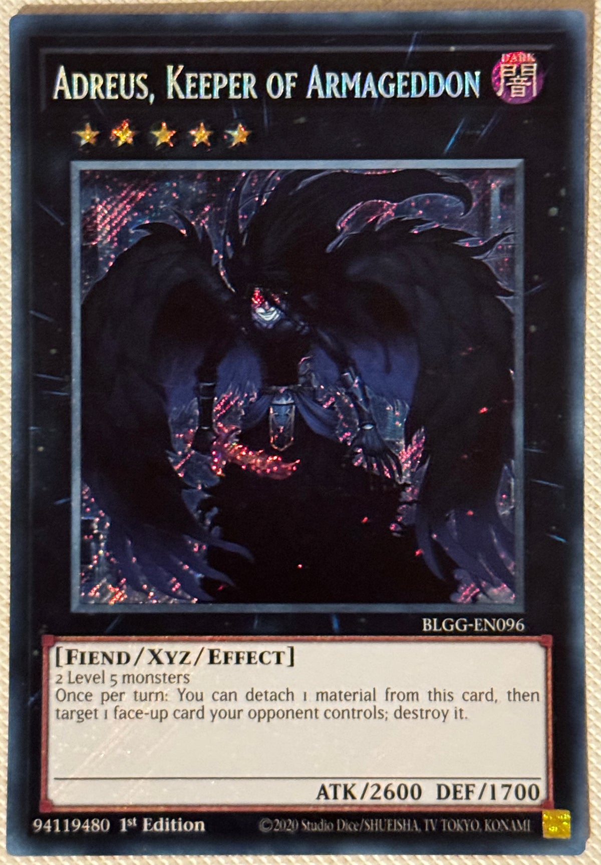 Adreus, Keeper Of Armageddon BLGG-EN096