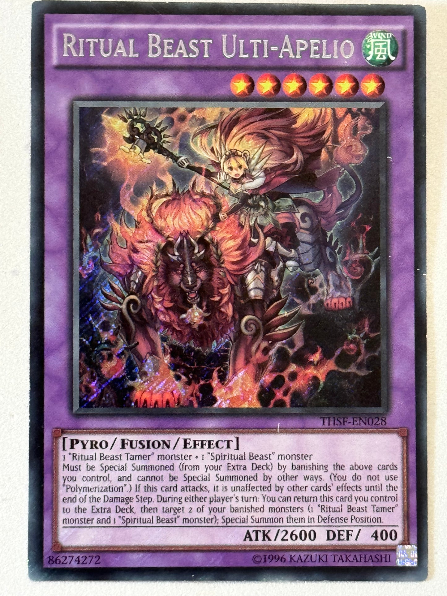 Ritual Beast Ulti-Apelio THSF-EN028