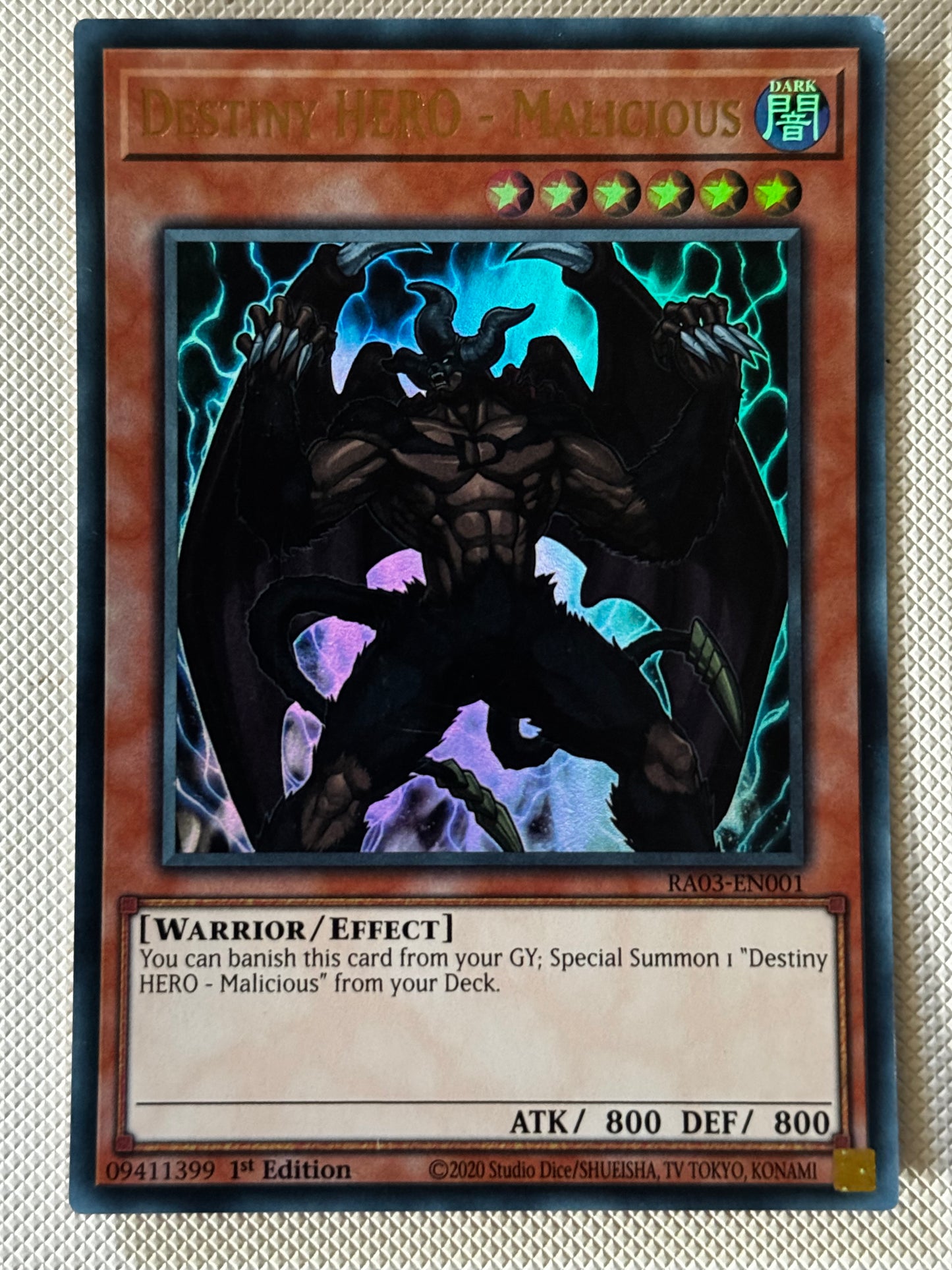Destiny HERO - Malicious RA03-EN001