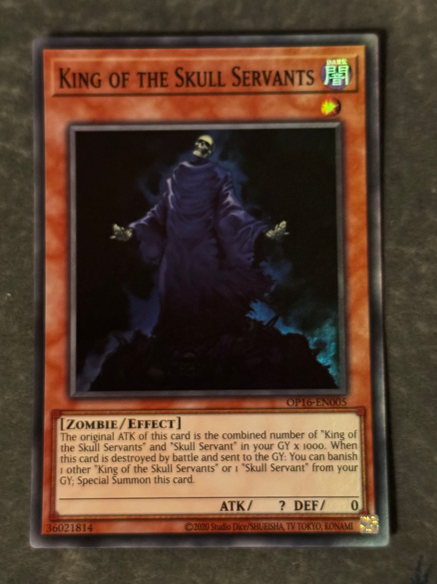 King Of The Skull Servants OP16-EN005