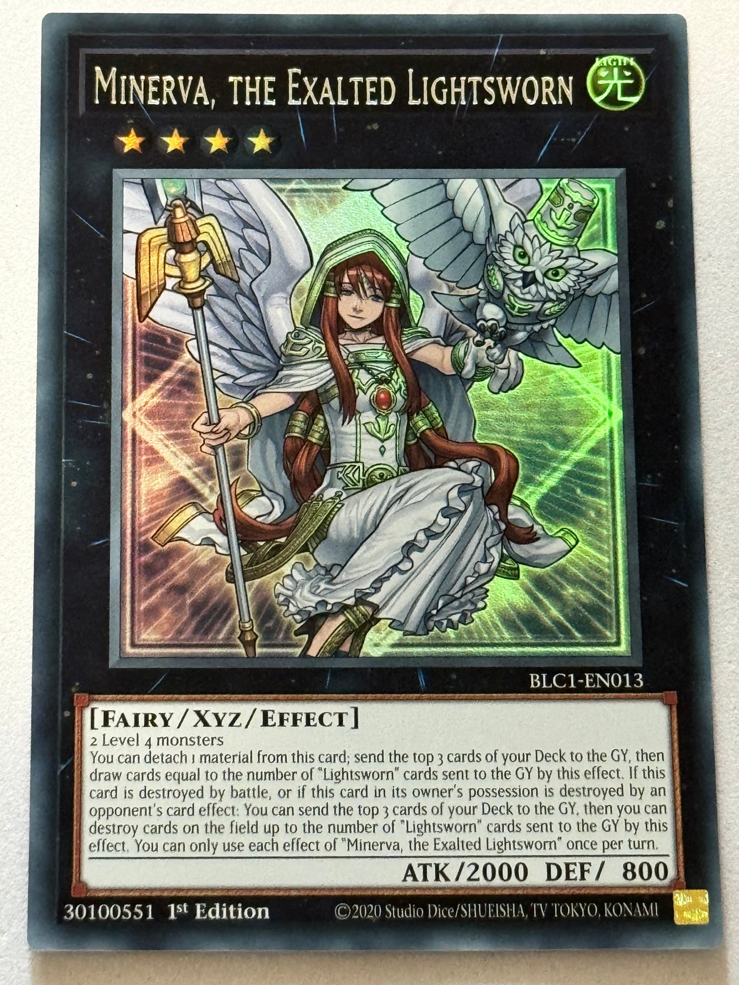 Minerva, The Exalted Lightsworn (Silver) BLC1-EN013