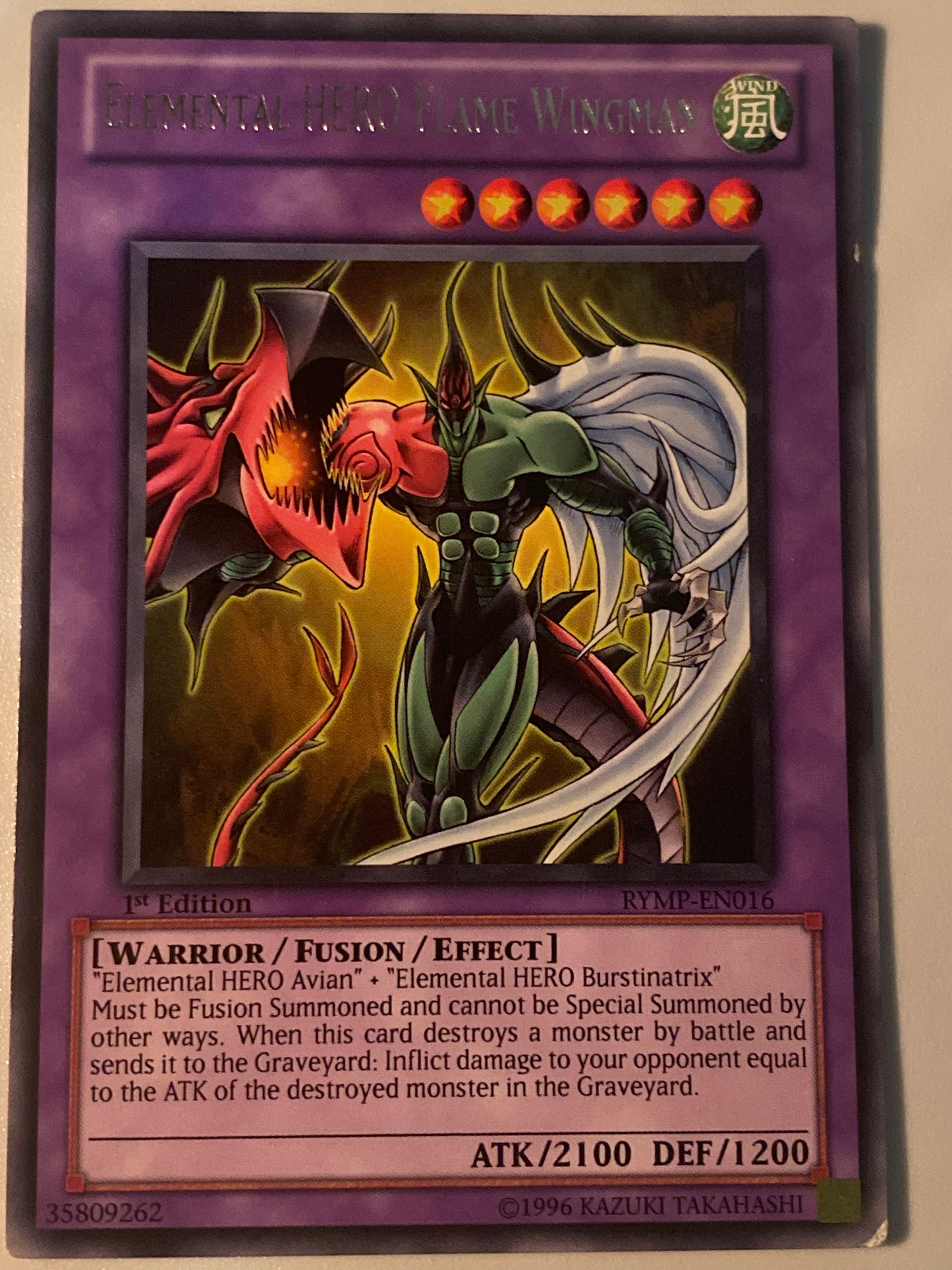 Elemental HERO Flame Wingman RYMP-EN016