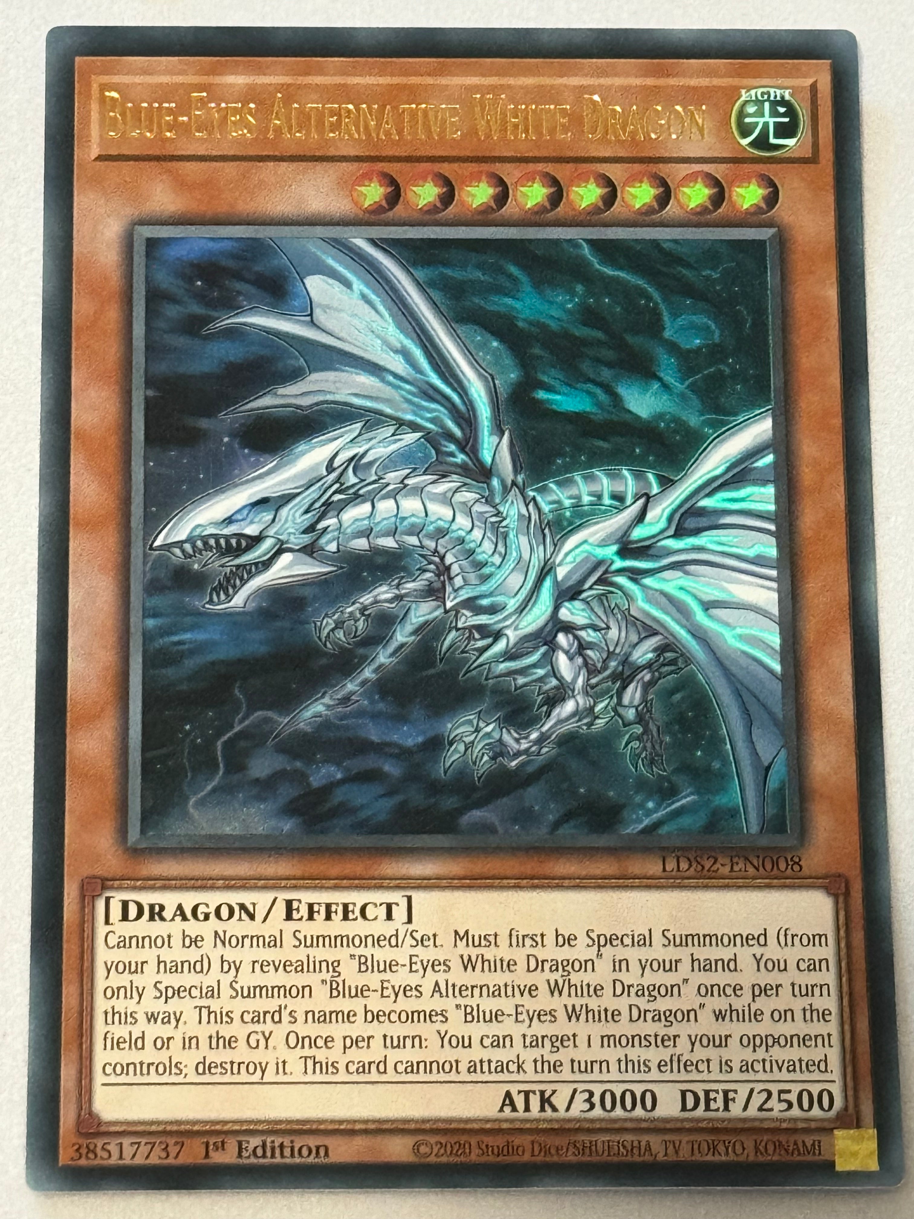 Yu-Gi-Oh! Dragon Spirit Of White - LDS2-EN009 Common 1st Edition Trading Card