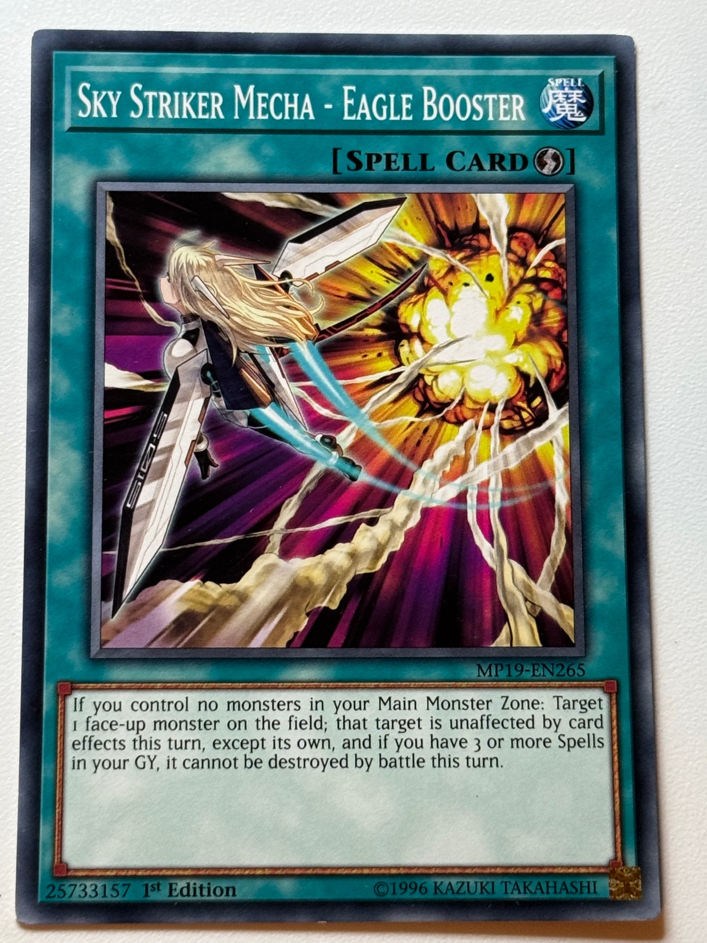 Sky Striker Mecha - Eagle Booster MP19-EN265