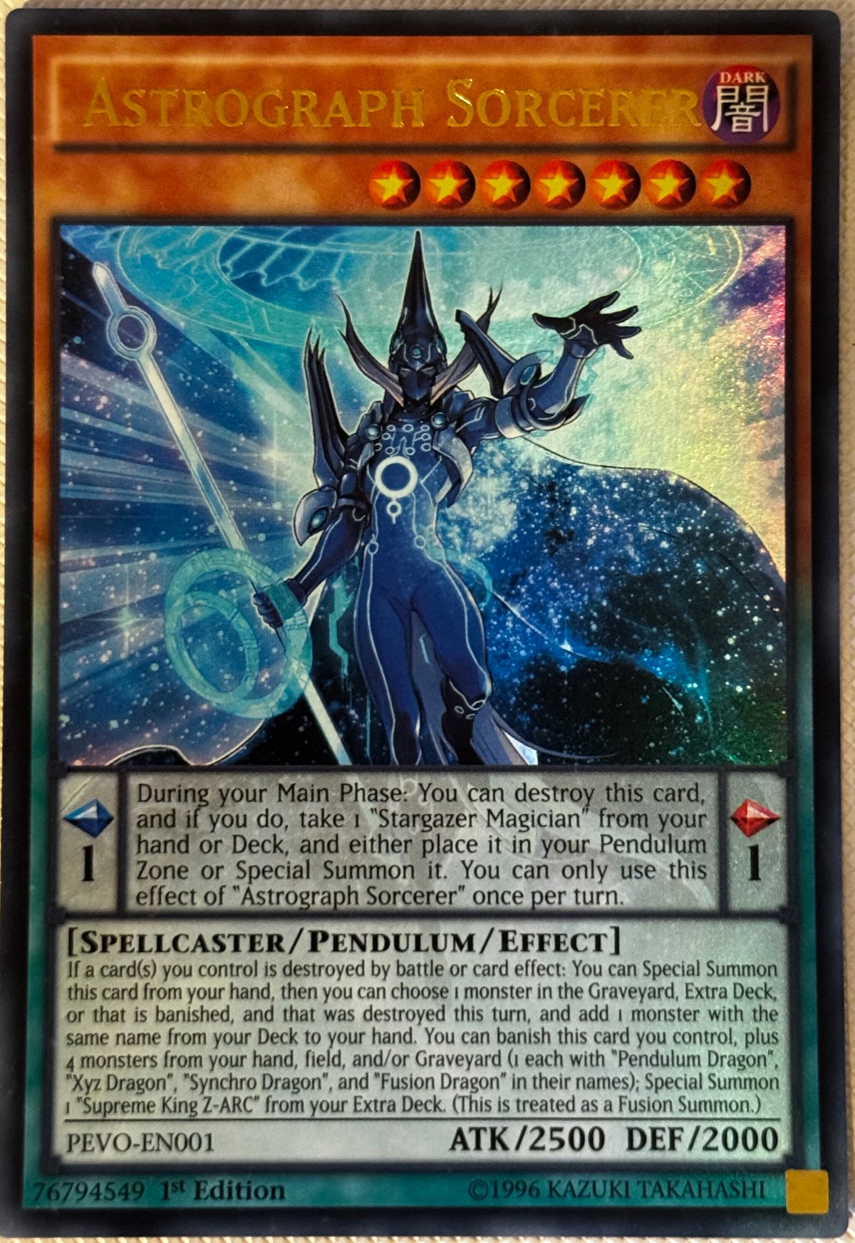 Astrograph Sorcerer PEVO-EN001
