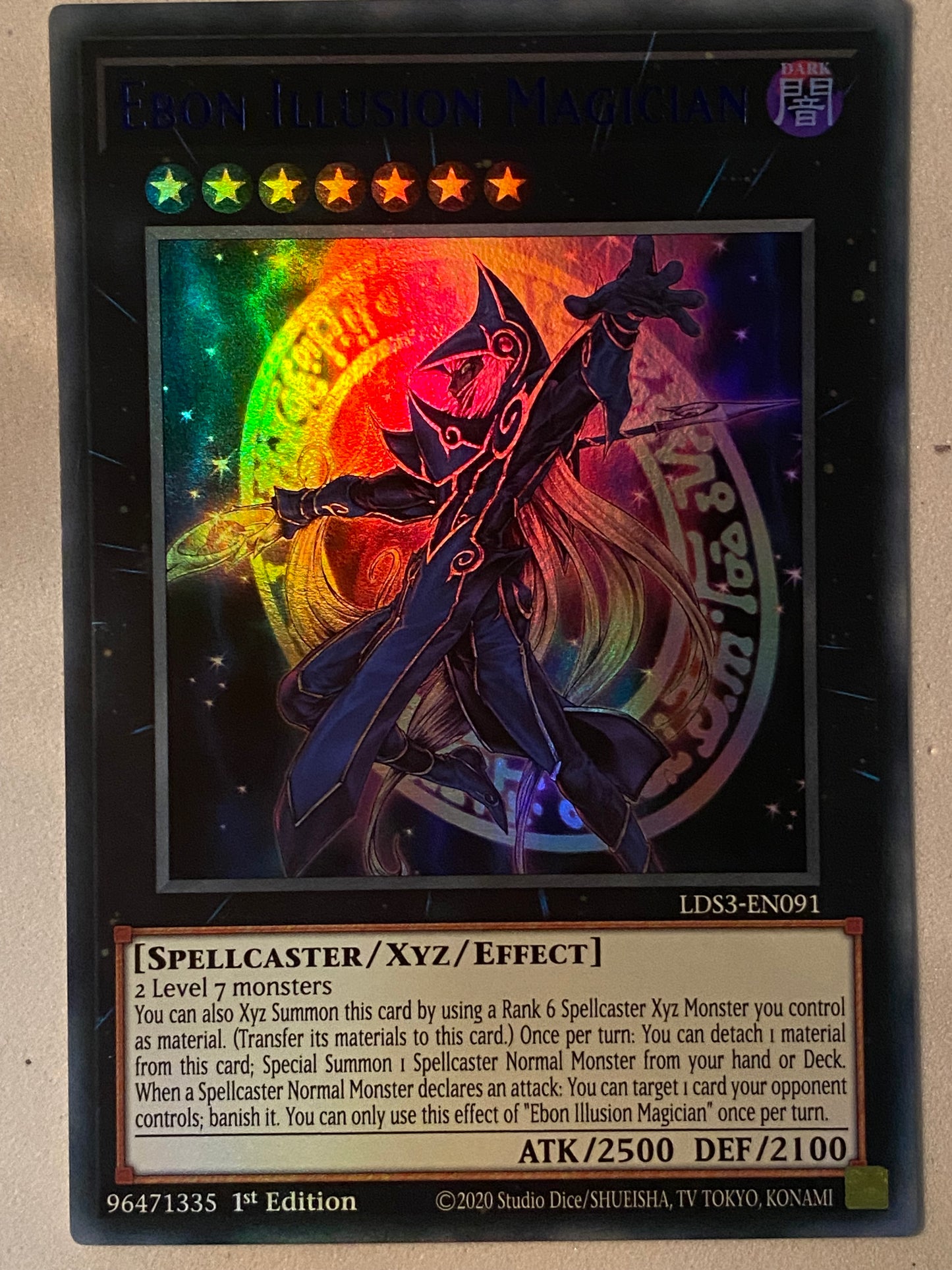 Ebon Illusion Magician LDS3-EN091