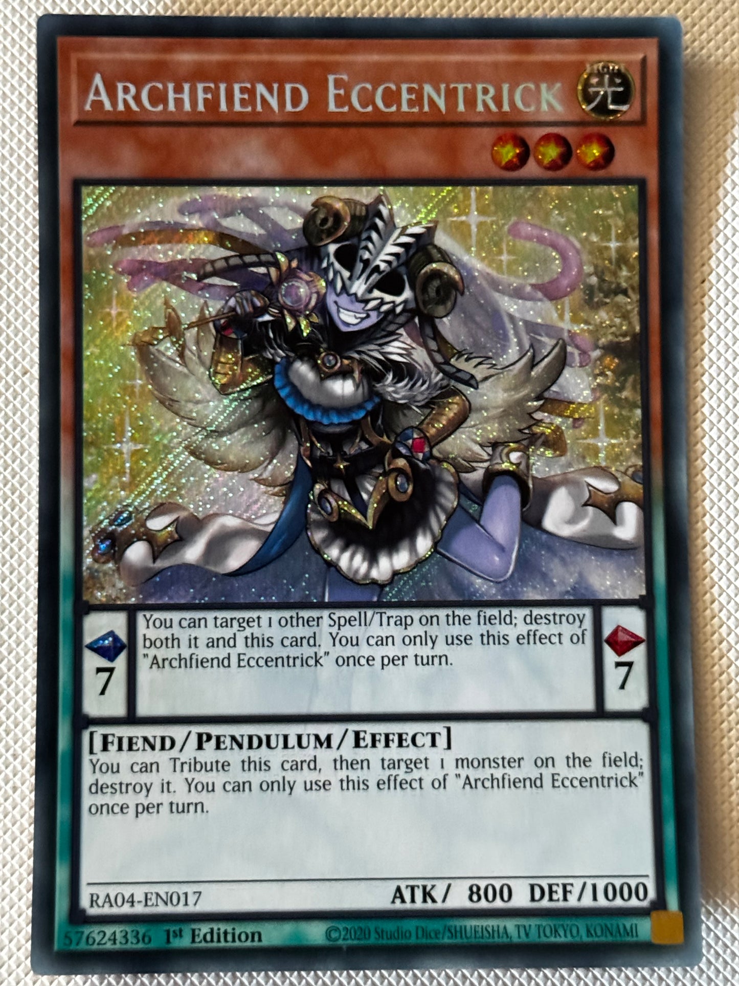 Archfiend Eccentrick RA04-EN017