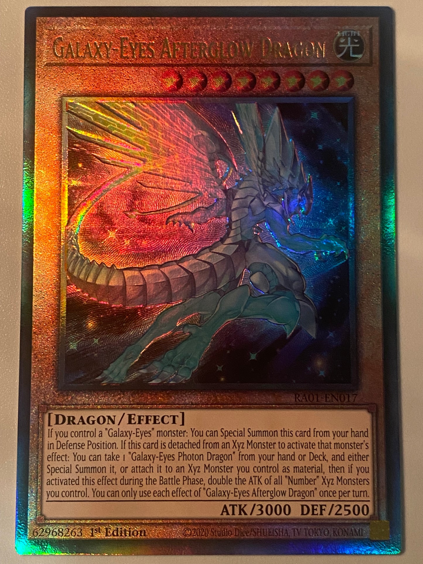 Galaxy-Eyes Afterglow Dragon RA01-EN017