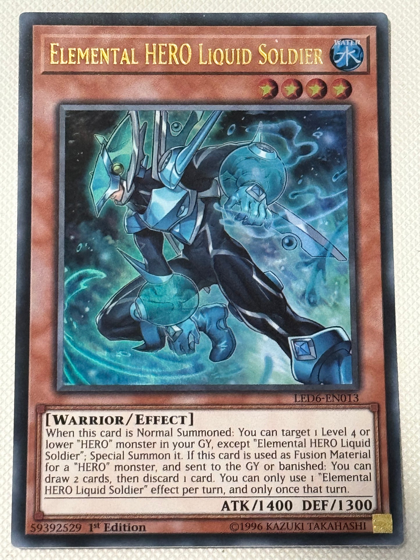 Elemental HERO Liquid Soldier LED6-EN013