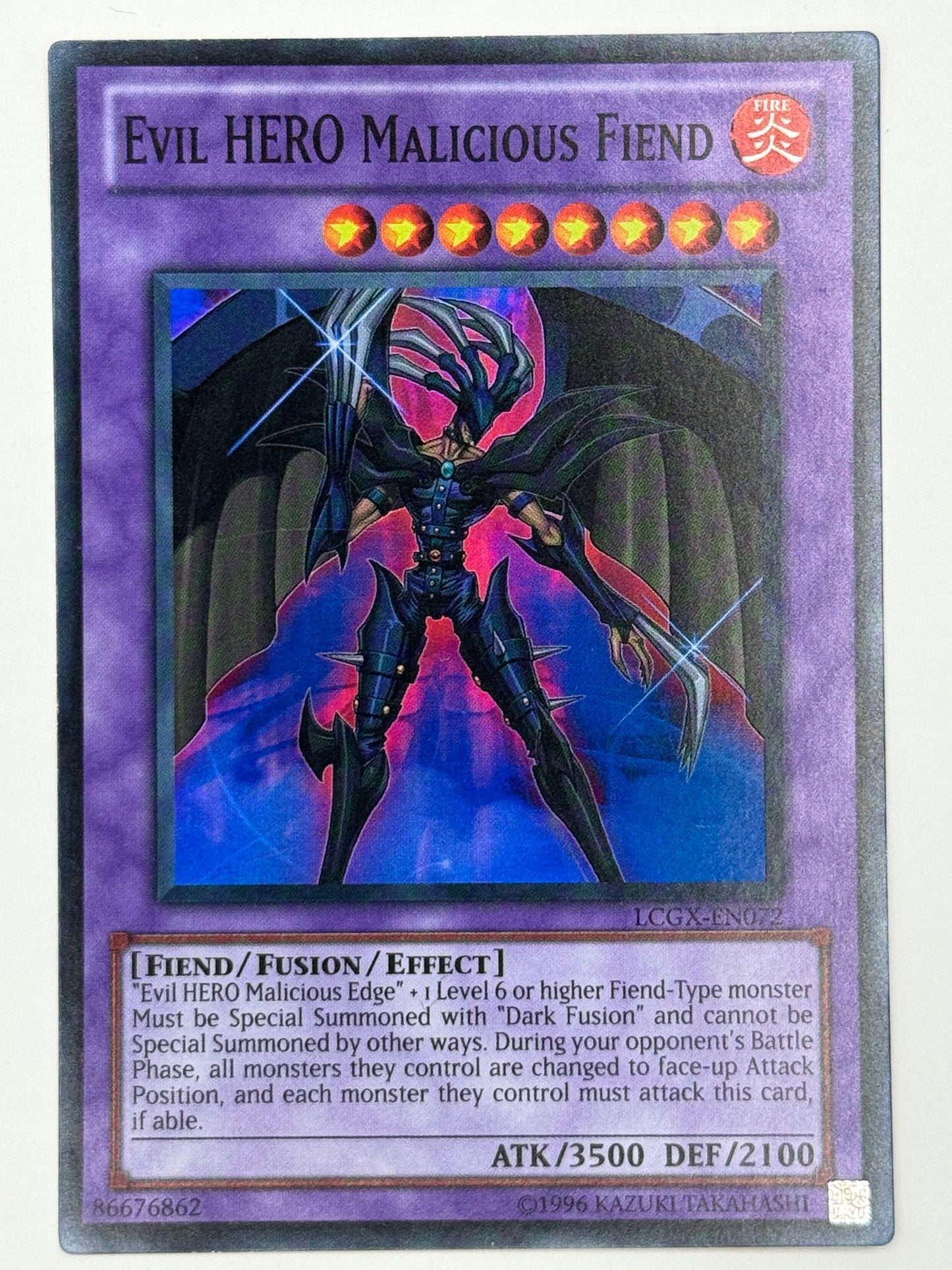 Evil HERO Malicious Fiend LCGX-EN072