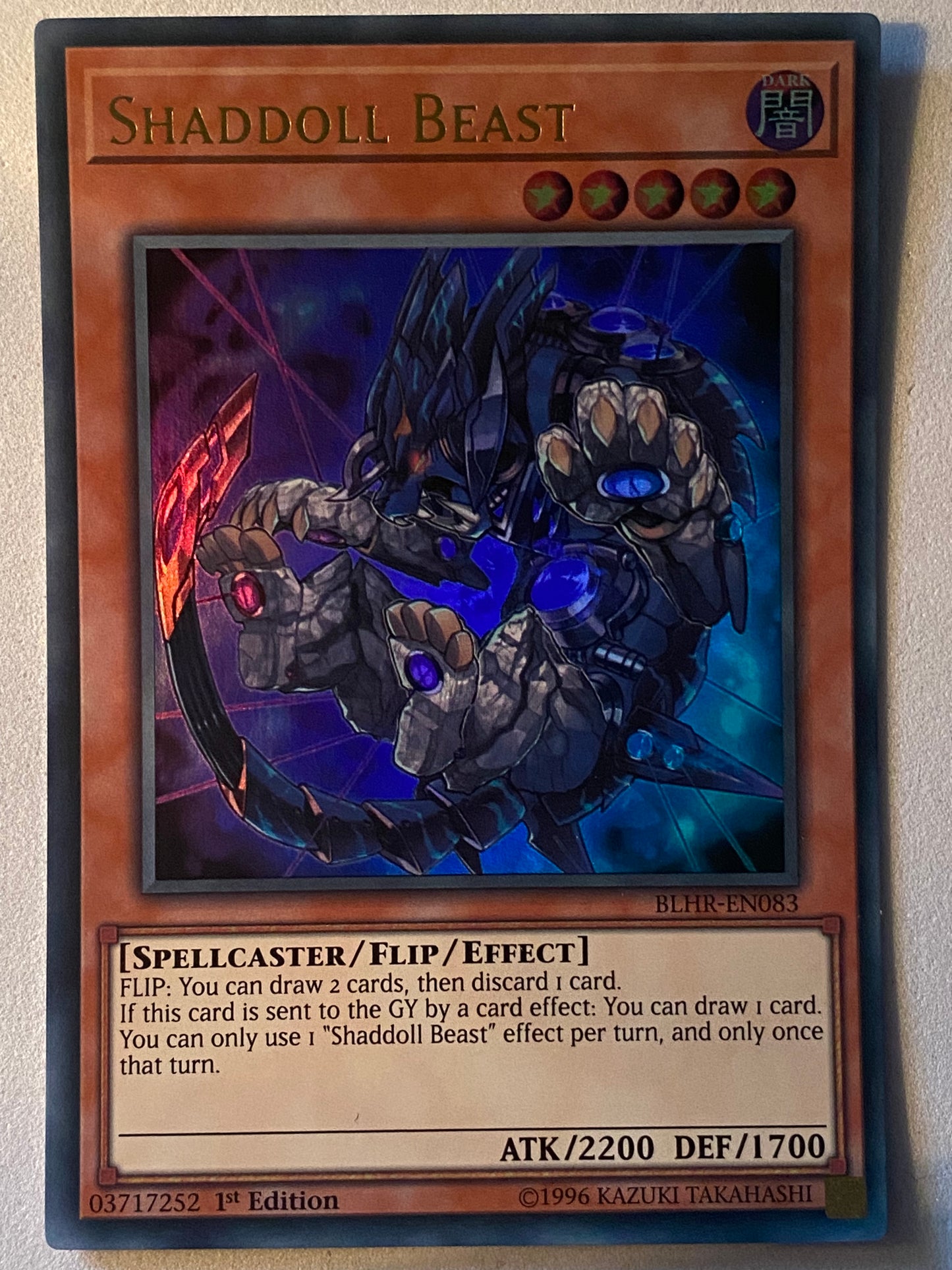 Shaddoll Beast BLHR-EN083