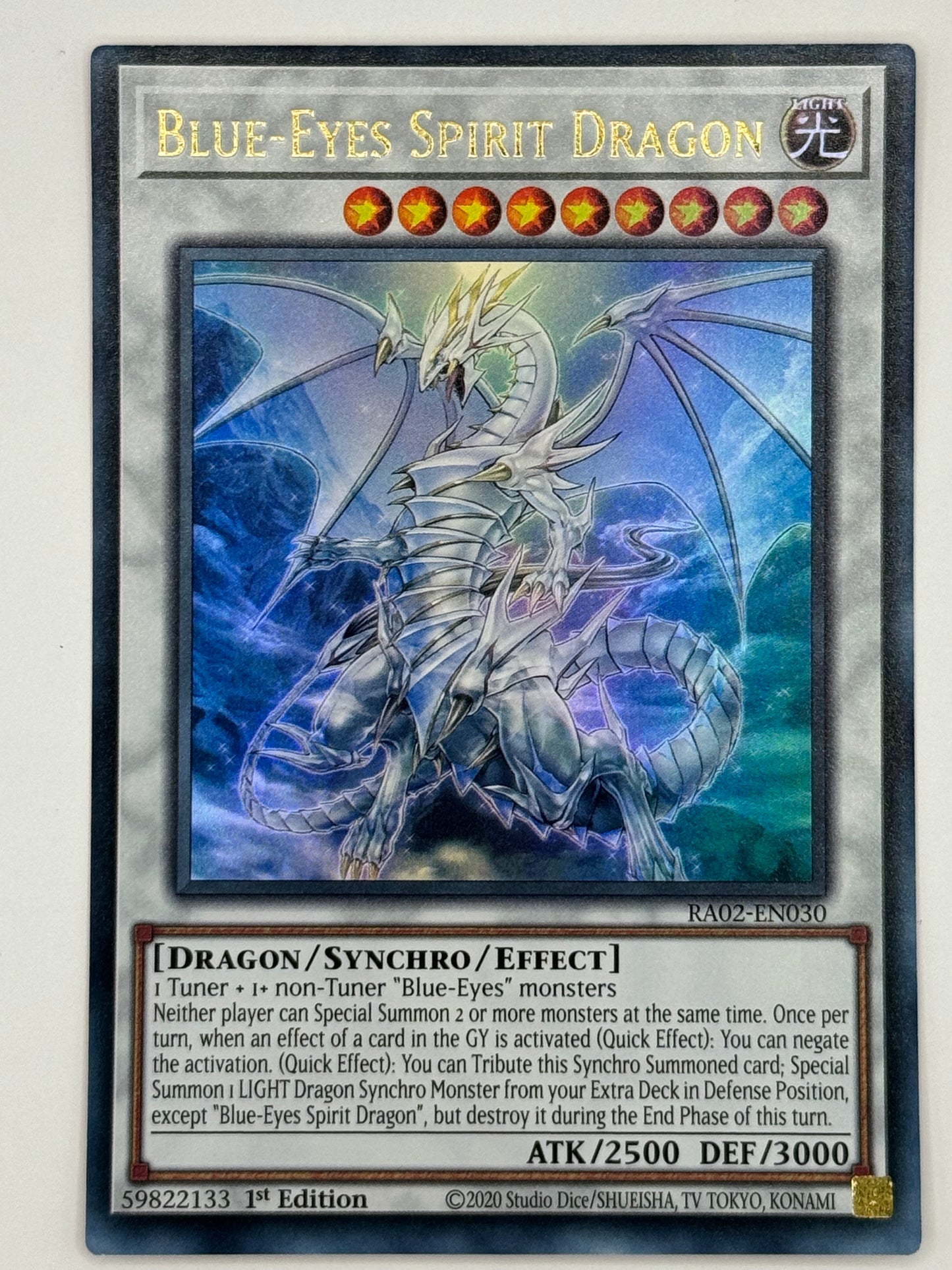 Blue-Eyes Spirit Dragon RA02-EN030