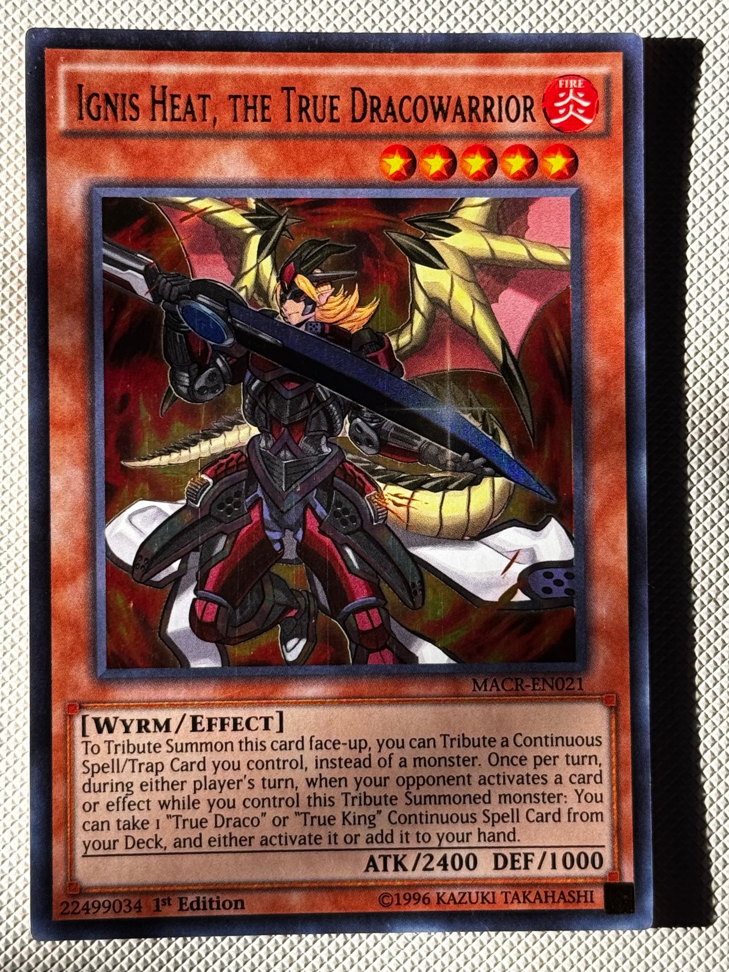 Ignis Heat, the True Dracowarrior MACR-EN021