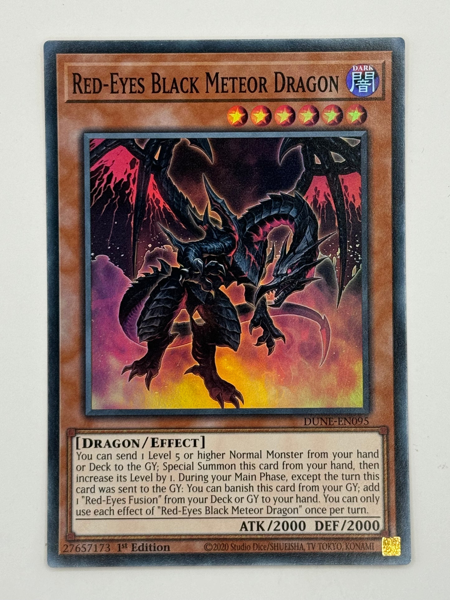 Red-Eyes Black Meteor Dragon DUNE-EN095