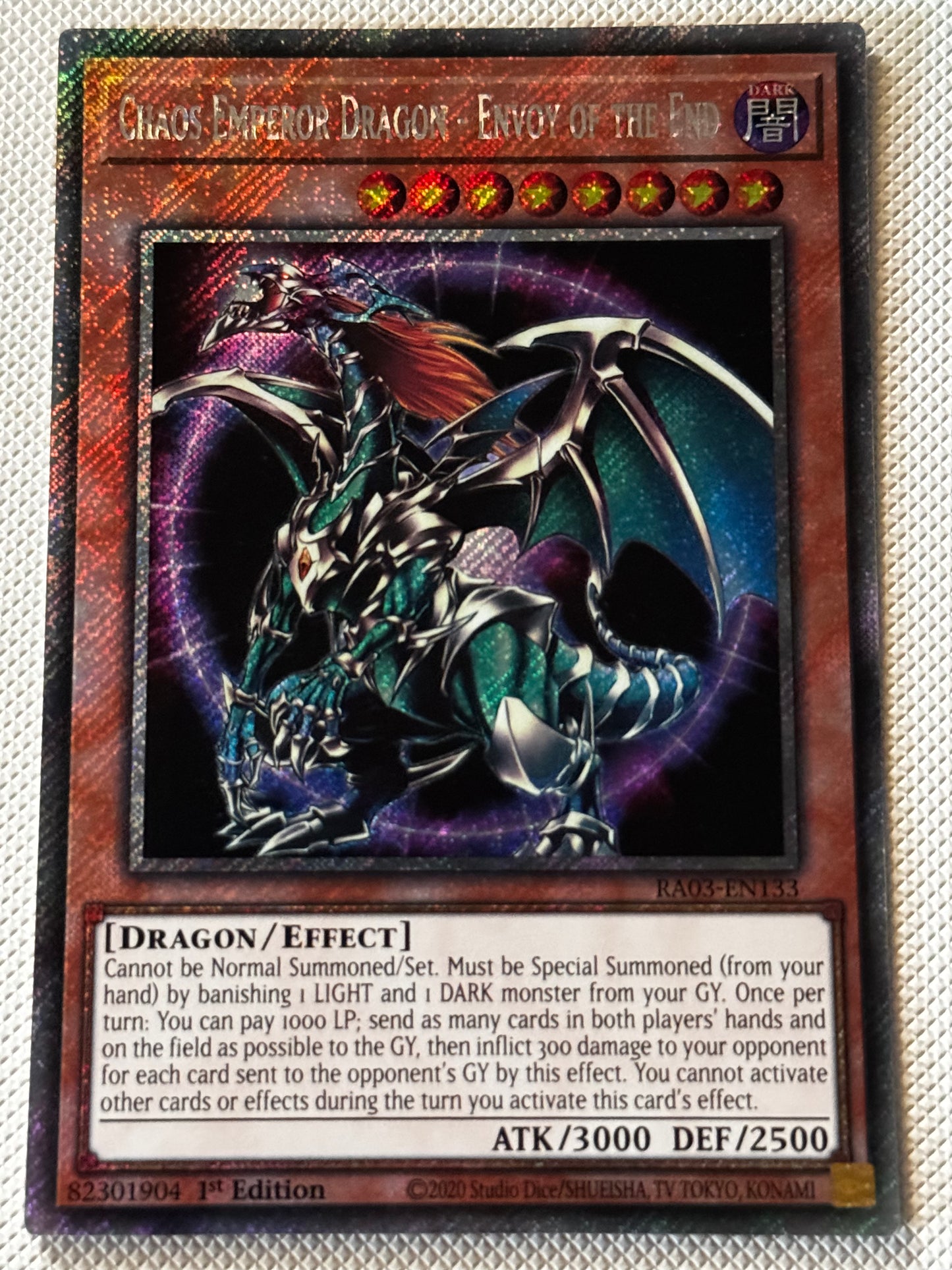 Chaos Emperor Dragon - Envoy Of The End RA03-EN133
