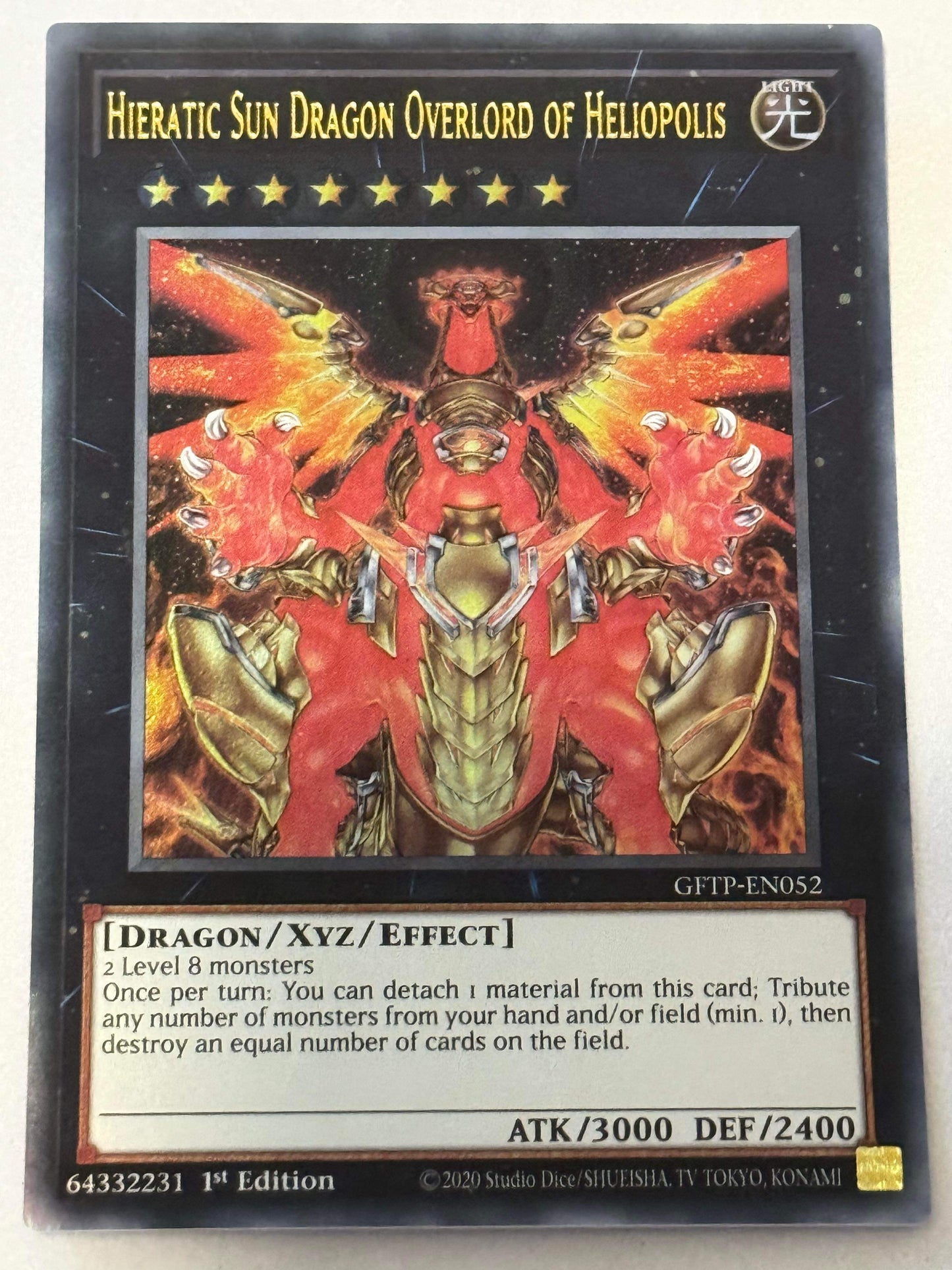 Hieratic Dragon Overlord Of Heliopolis GFTP-EN052