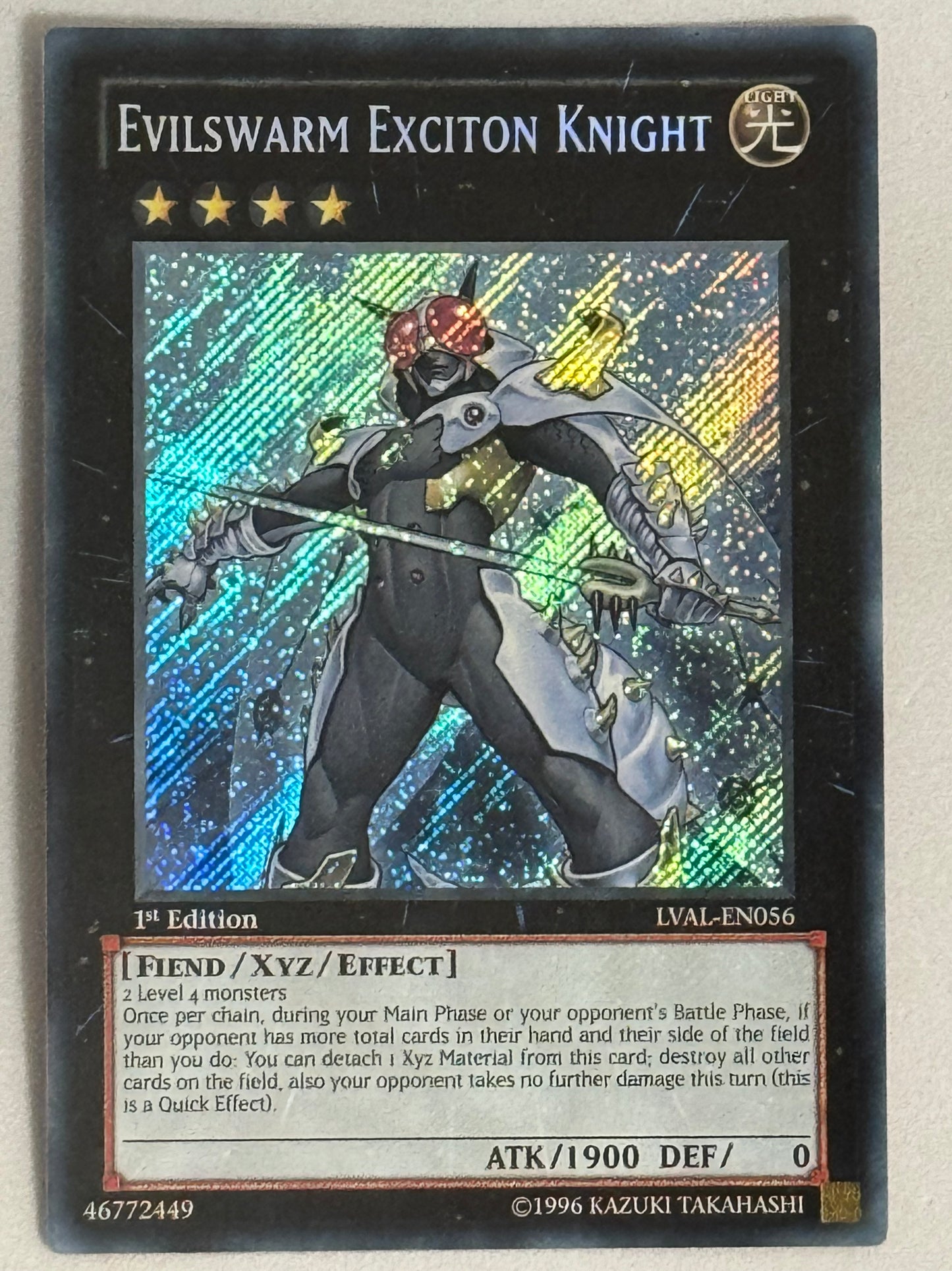 Evilswarm Exciton Knight LVAL-EN056