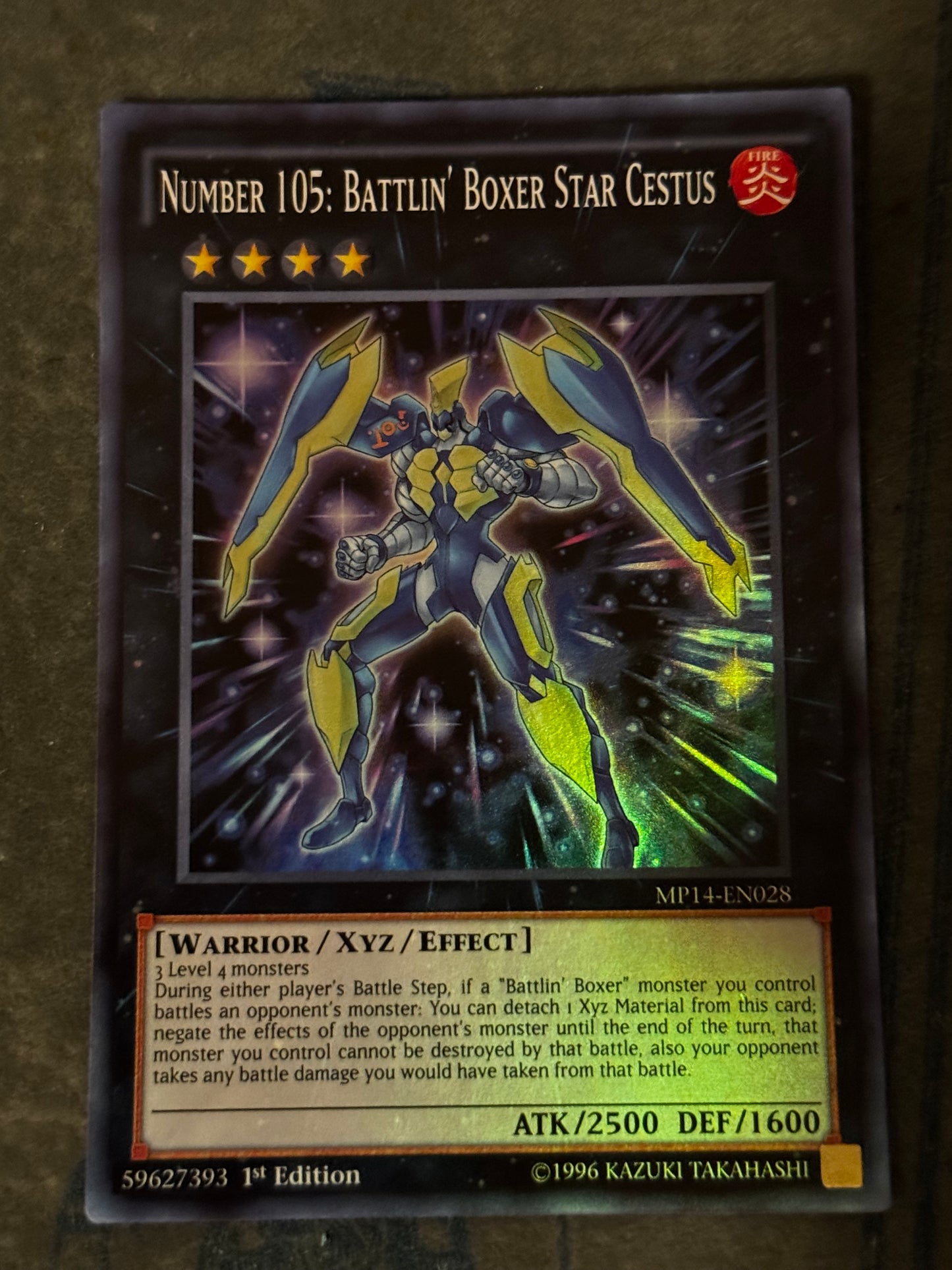Number 105: Battlin Boxer Star Cestus MP14-EN028